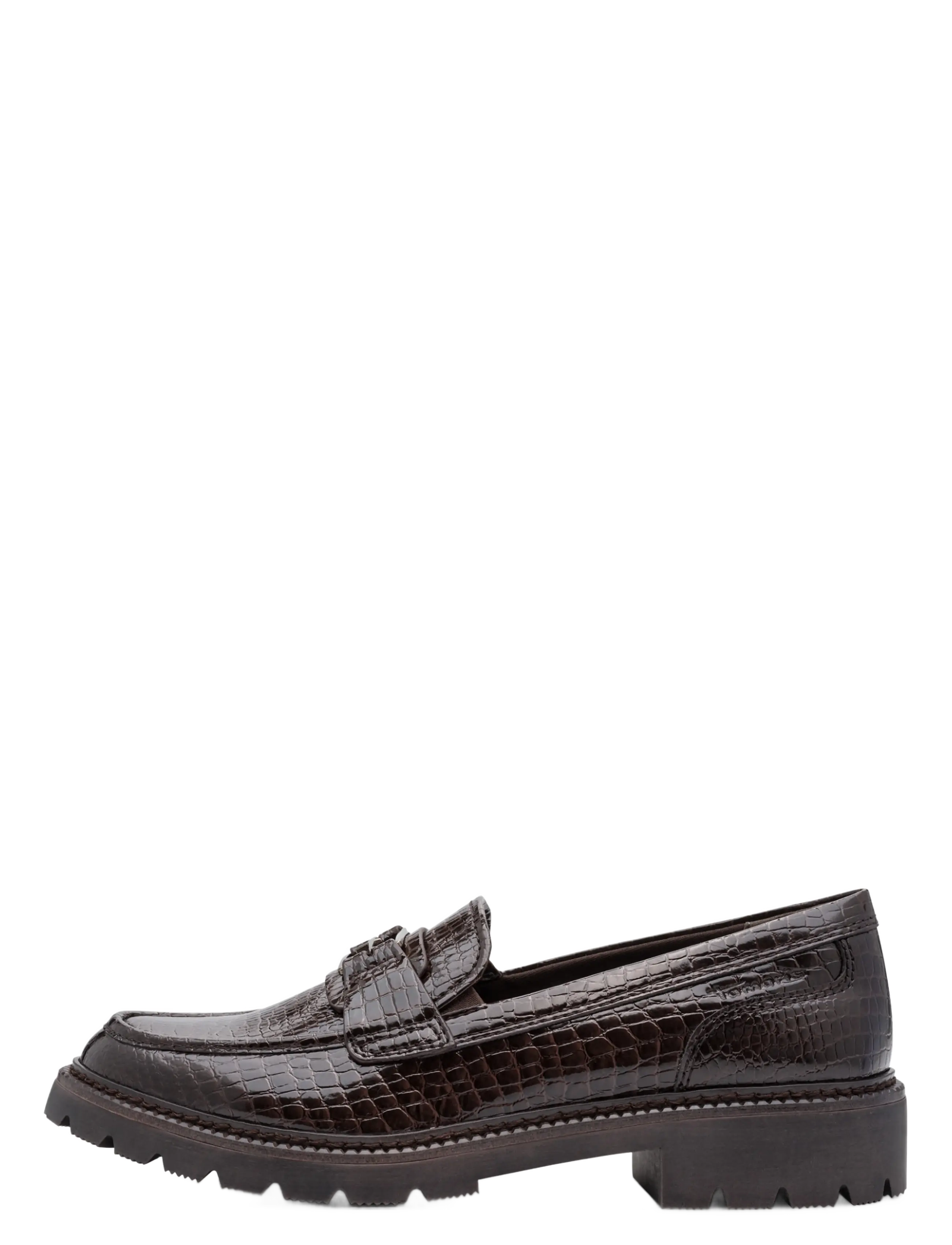 Tamaris - Women Slip-on - modetrends - mocca croco - 1