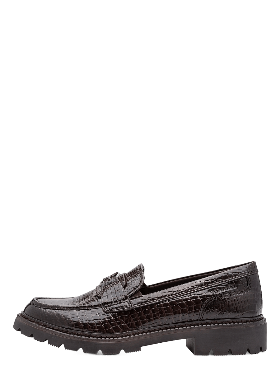 Tamaris - Women Slip-on - modetrends - mocca croco - 1