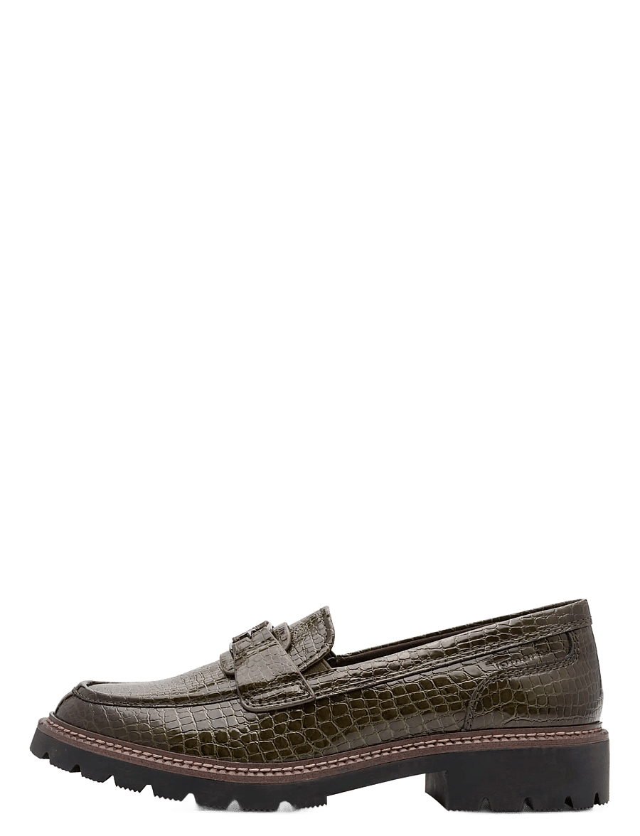 Tamaris - Women Slip-on - fashion trends - olive croco - 1