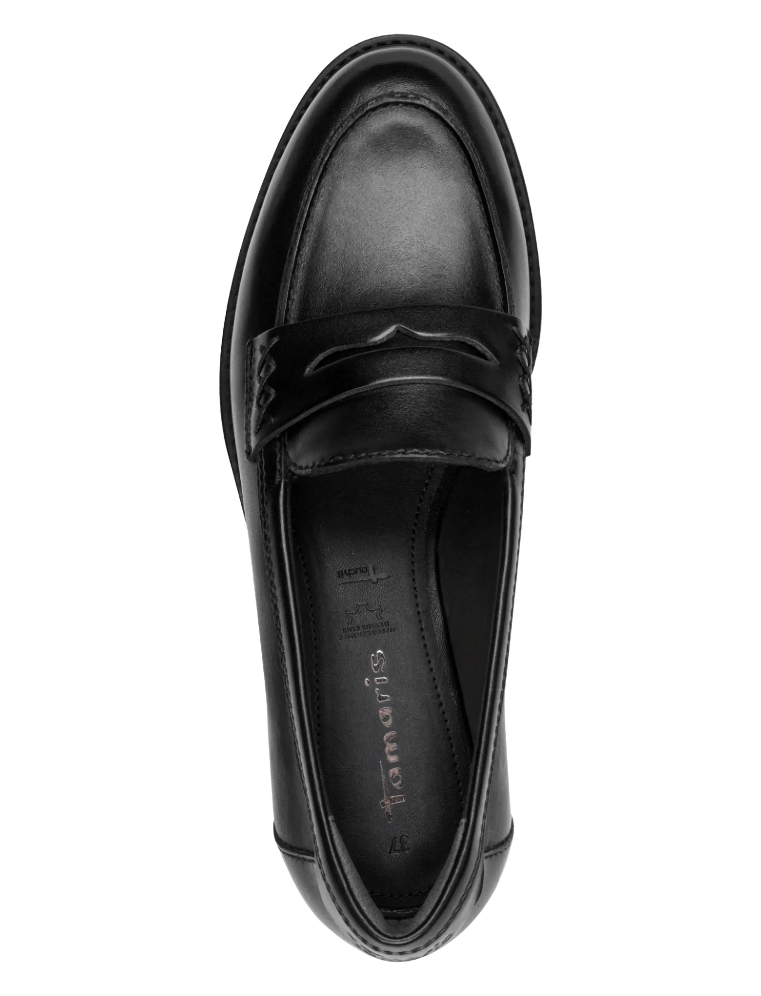 Tamaris - Women Slip-on - mode trends - black leather - 4