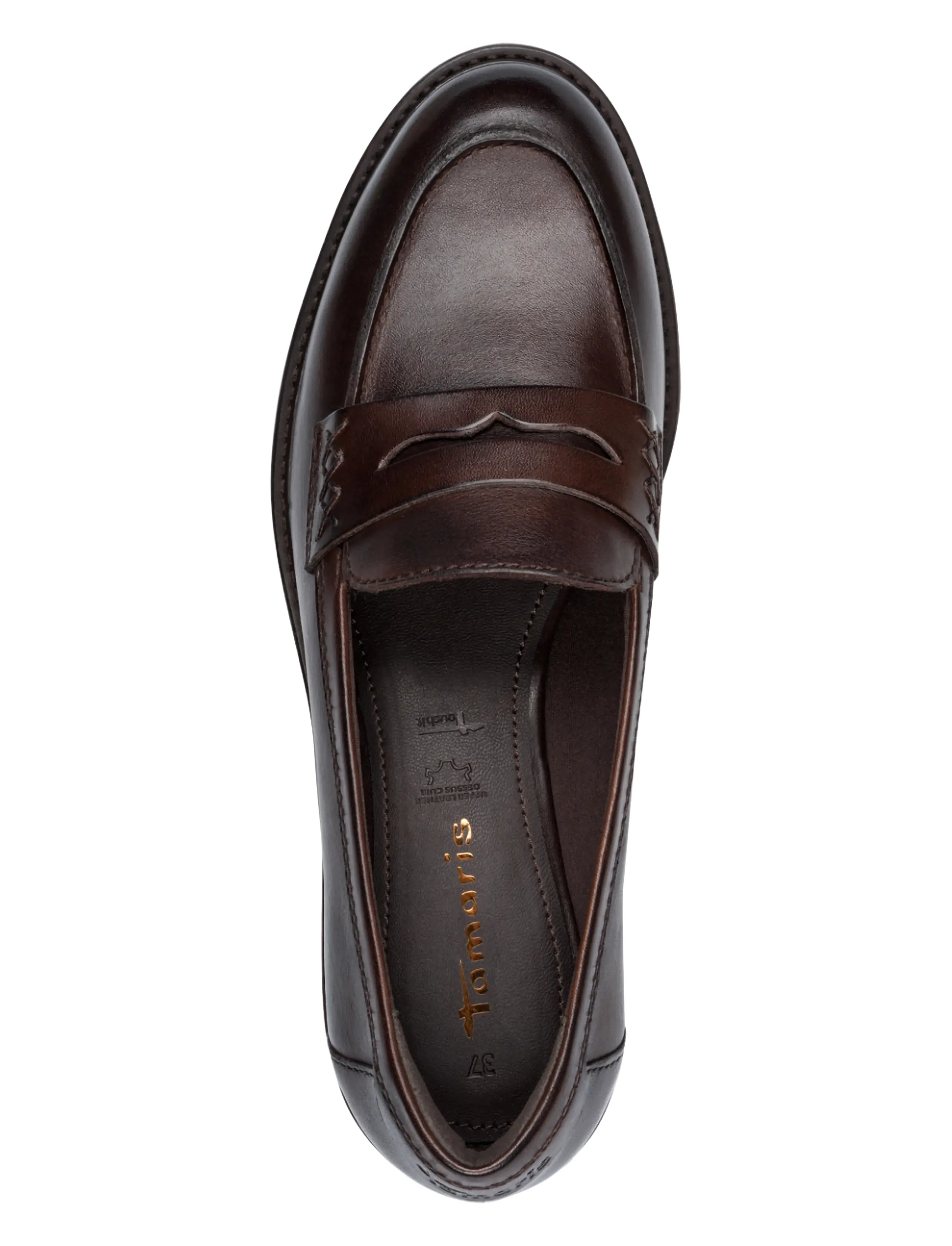 Tamaris - Women Slip-on - mode trends - mocca leather - 4