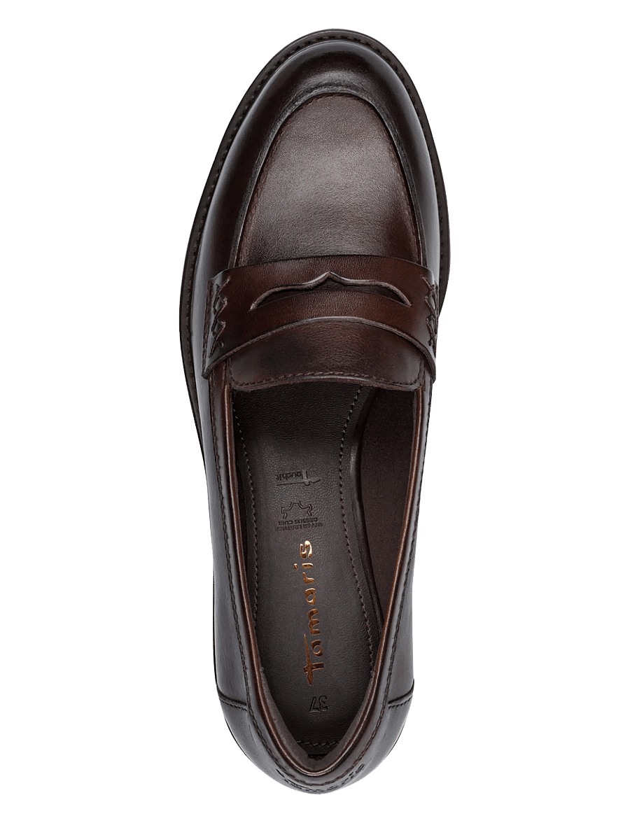 Tamaris - Women Slip-on - fashion trends - mocca leather - 4