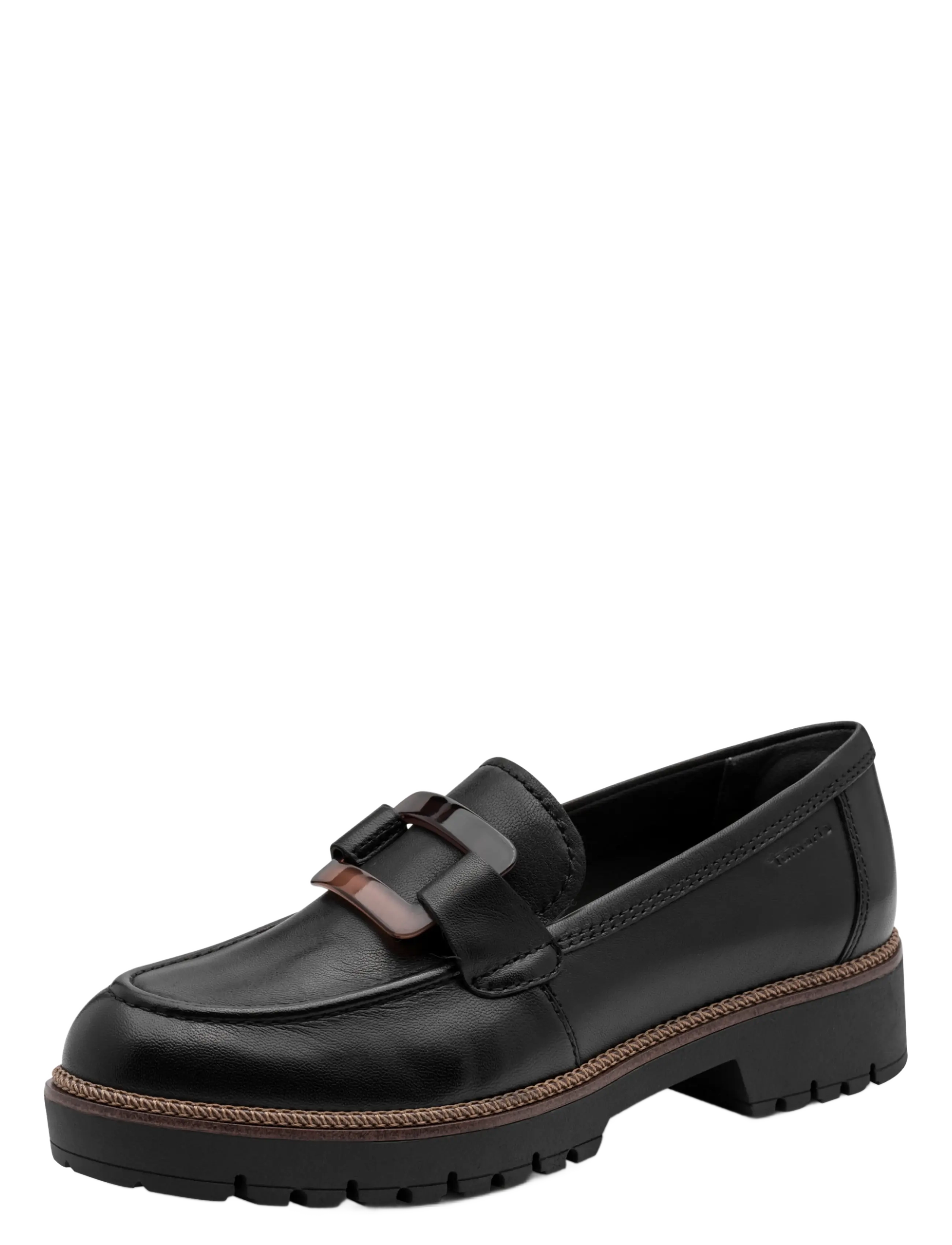 Tamaris Women Slip-On, 37, Black, Sko > Flat Loafers, Dame