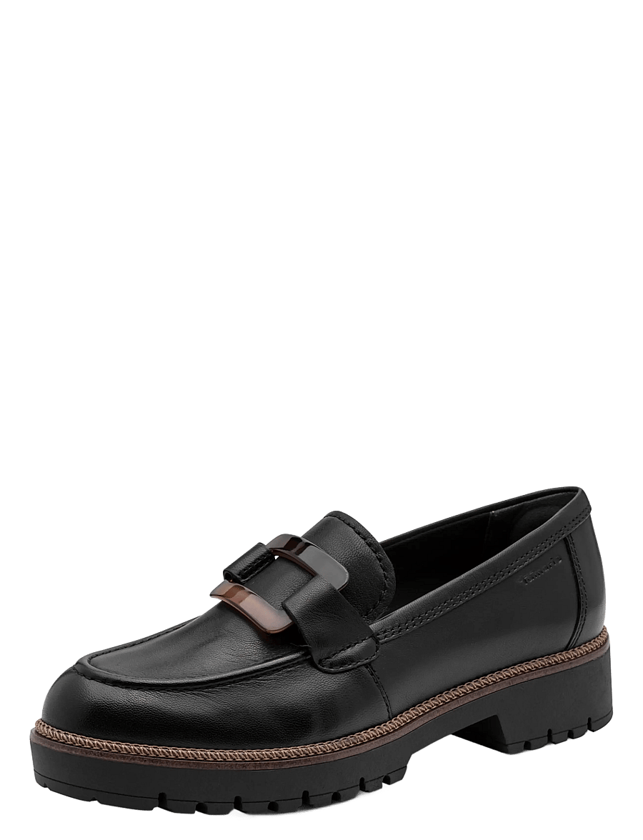 Tamaris - Women Slip-on - modetrends - black leather - 0