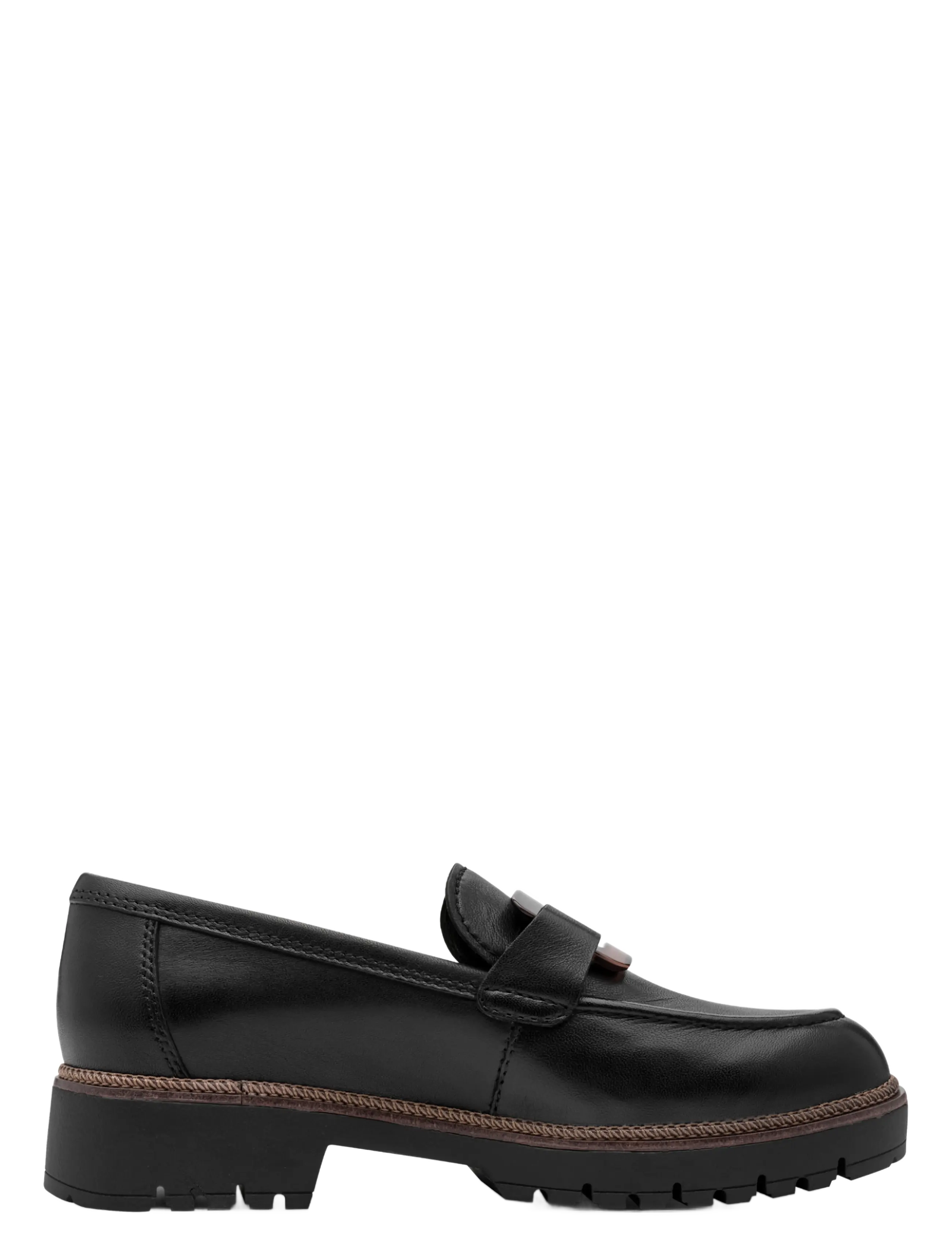 Tamaris - Women Slip-on - mode trends - black leather - 2