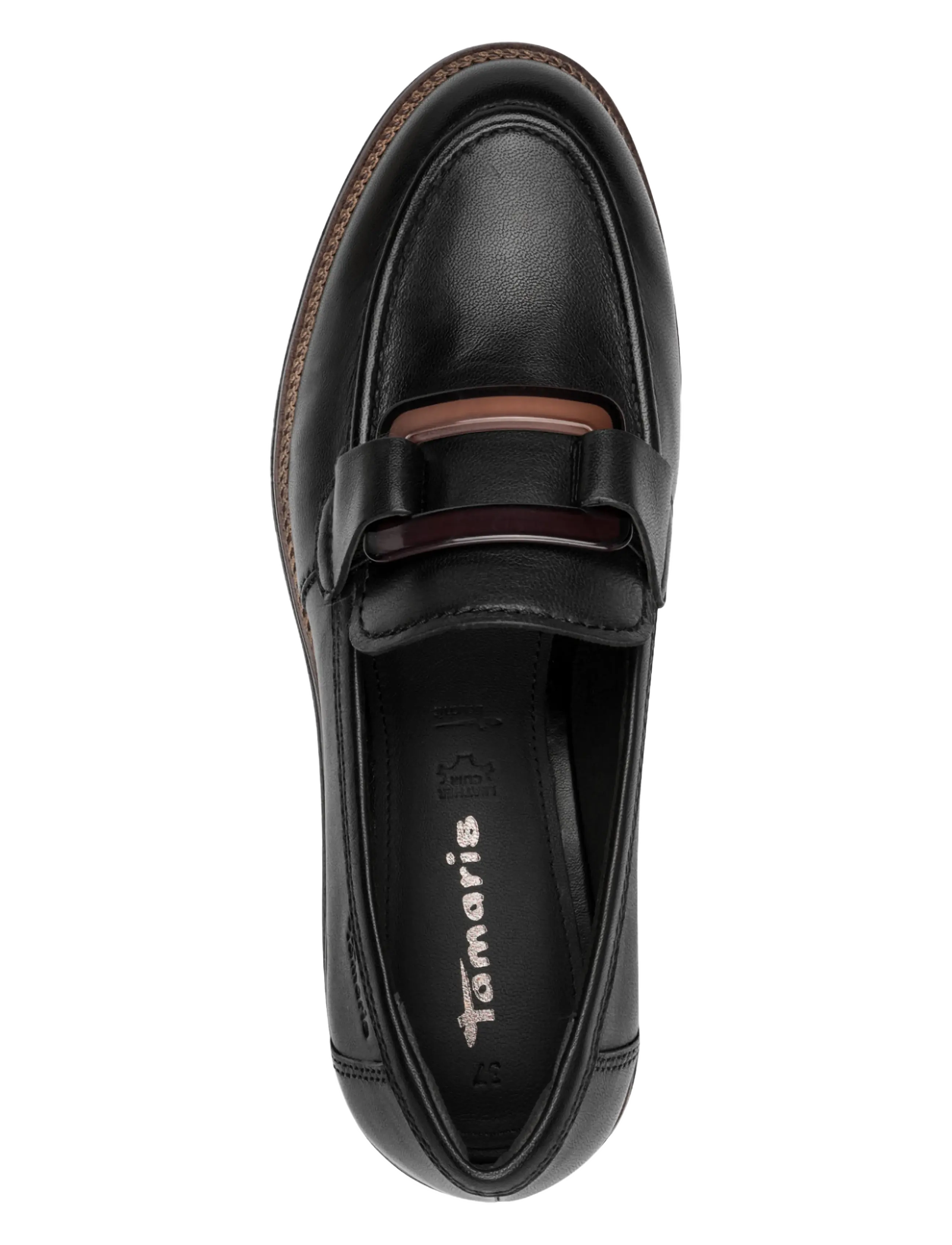 Tamaris - Women Slip-on - mode trends - black leather - 4