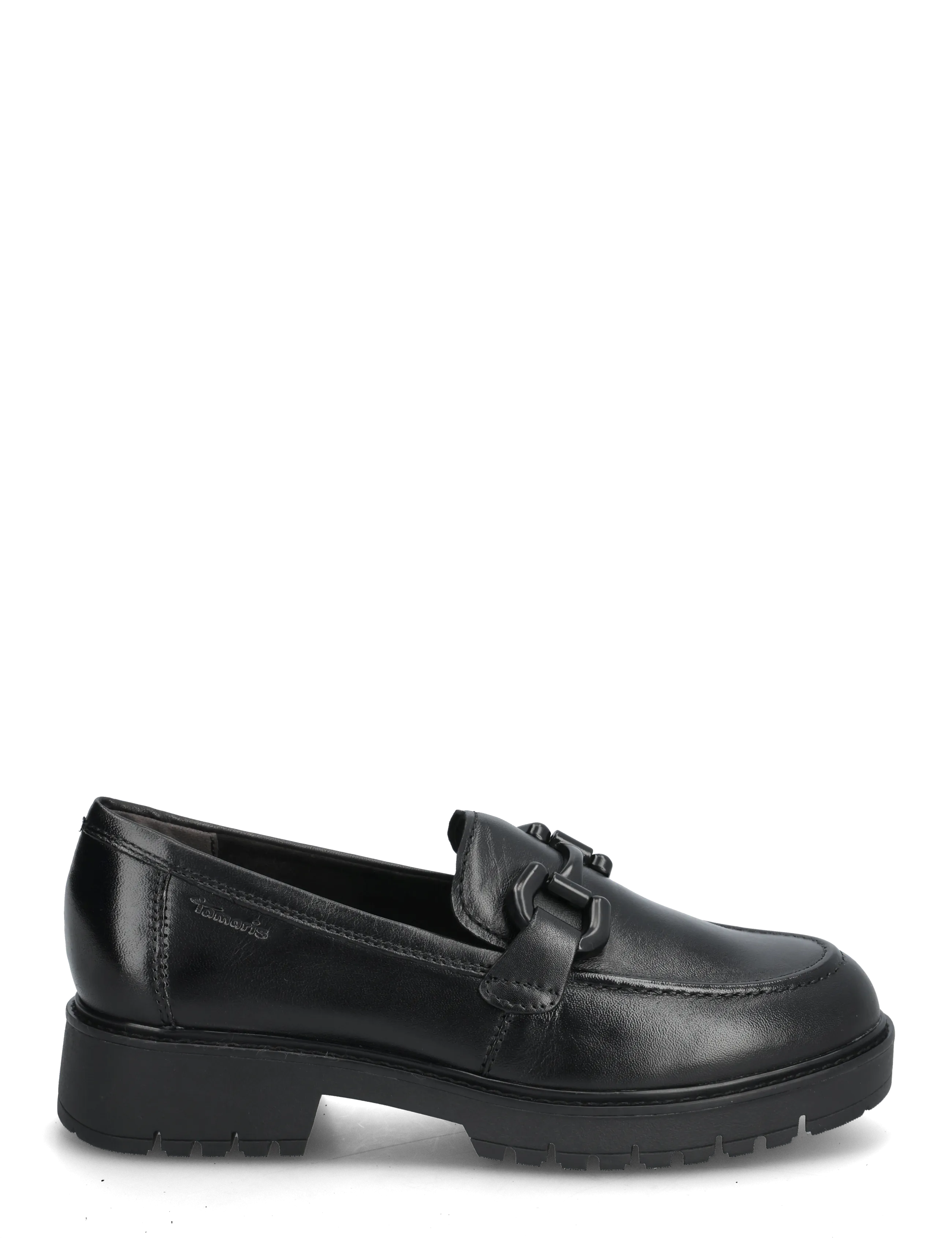 Tamaris - Women Slip-on - black leather - 1