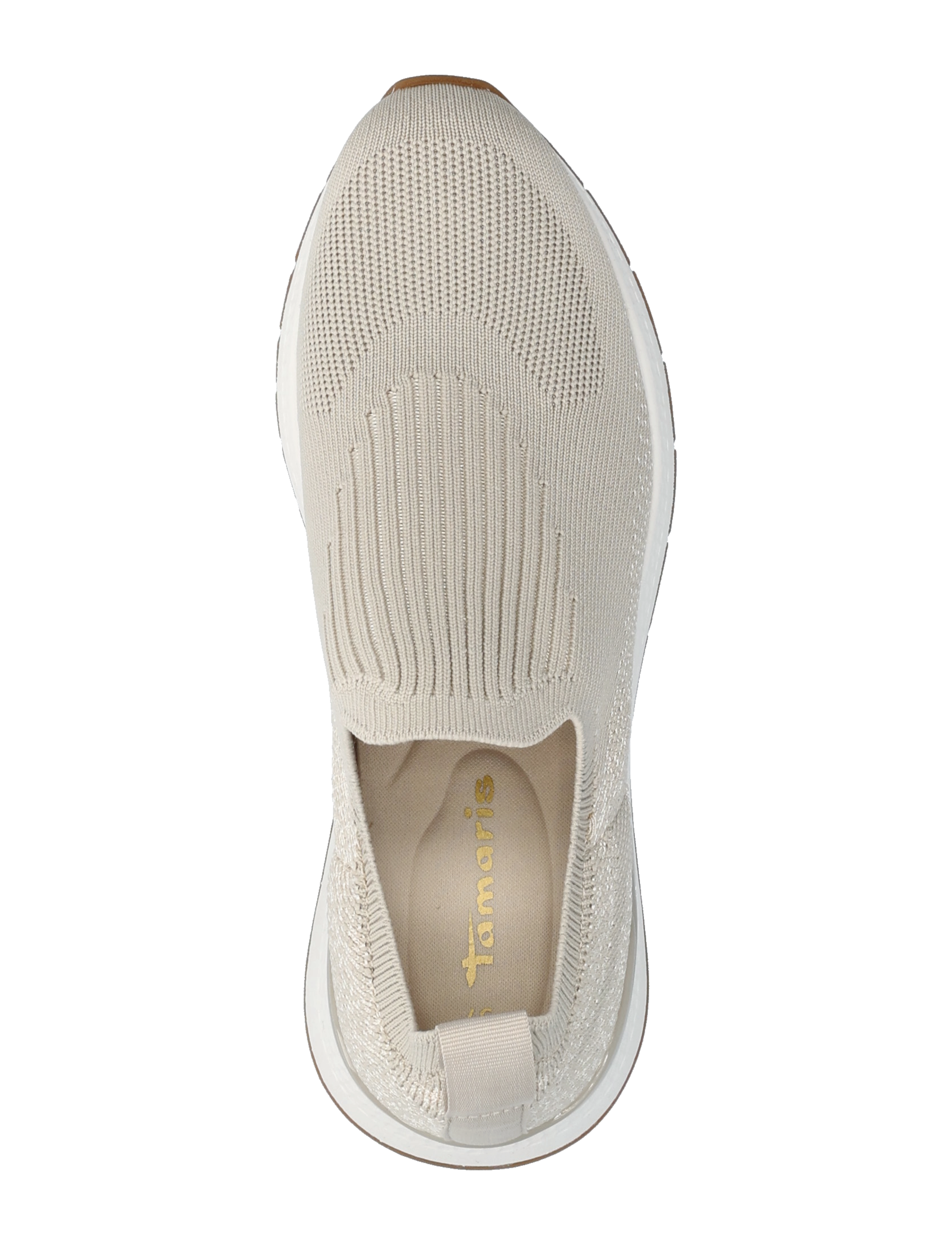 Tamaris - Women Slip-on - slip-on tossud - ivory metallic - 3