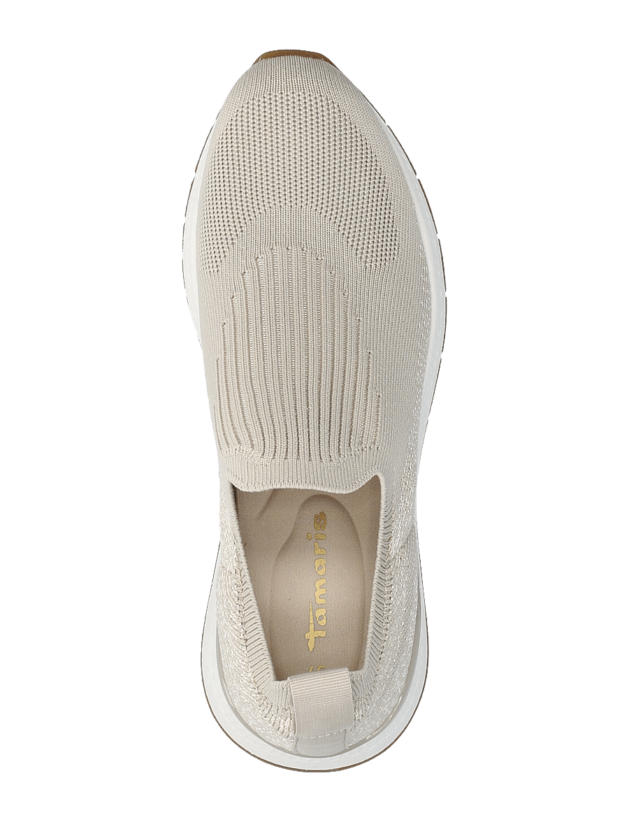 Tamaris - Women Slip-on - slip-on tossud - ivory metallic - 3