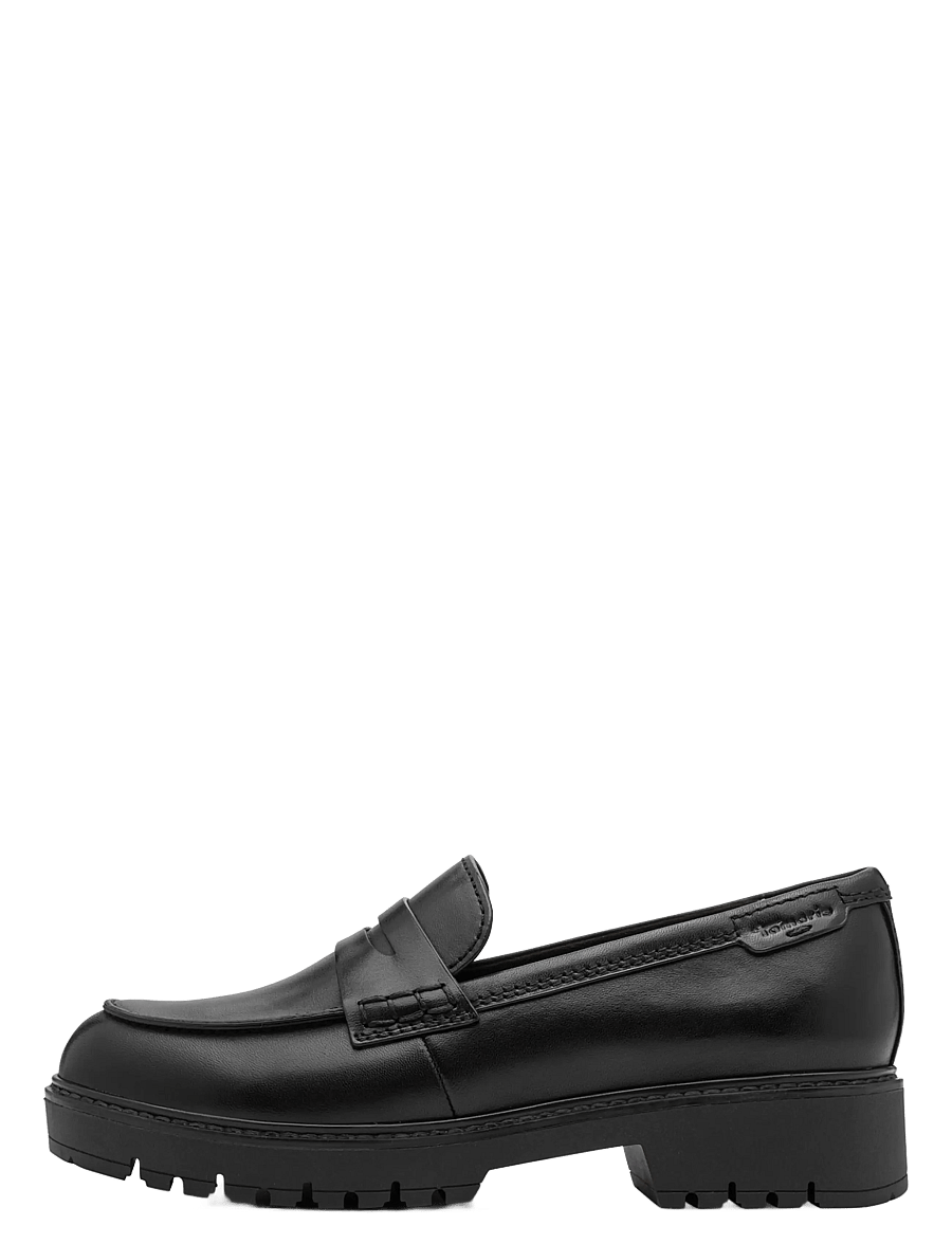 Tamaris - Women Slip-on - moetrendid - black leather - 1