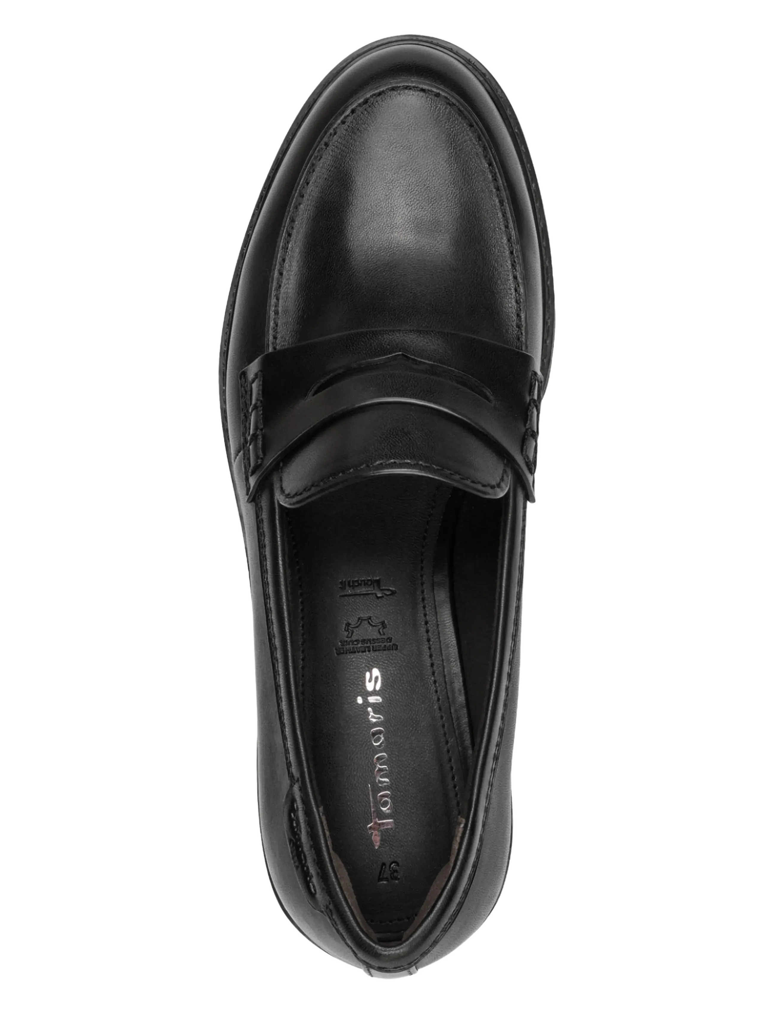 Tamaris - Women Slip-on - moetrendid - black leather - 4