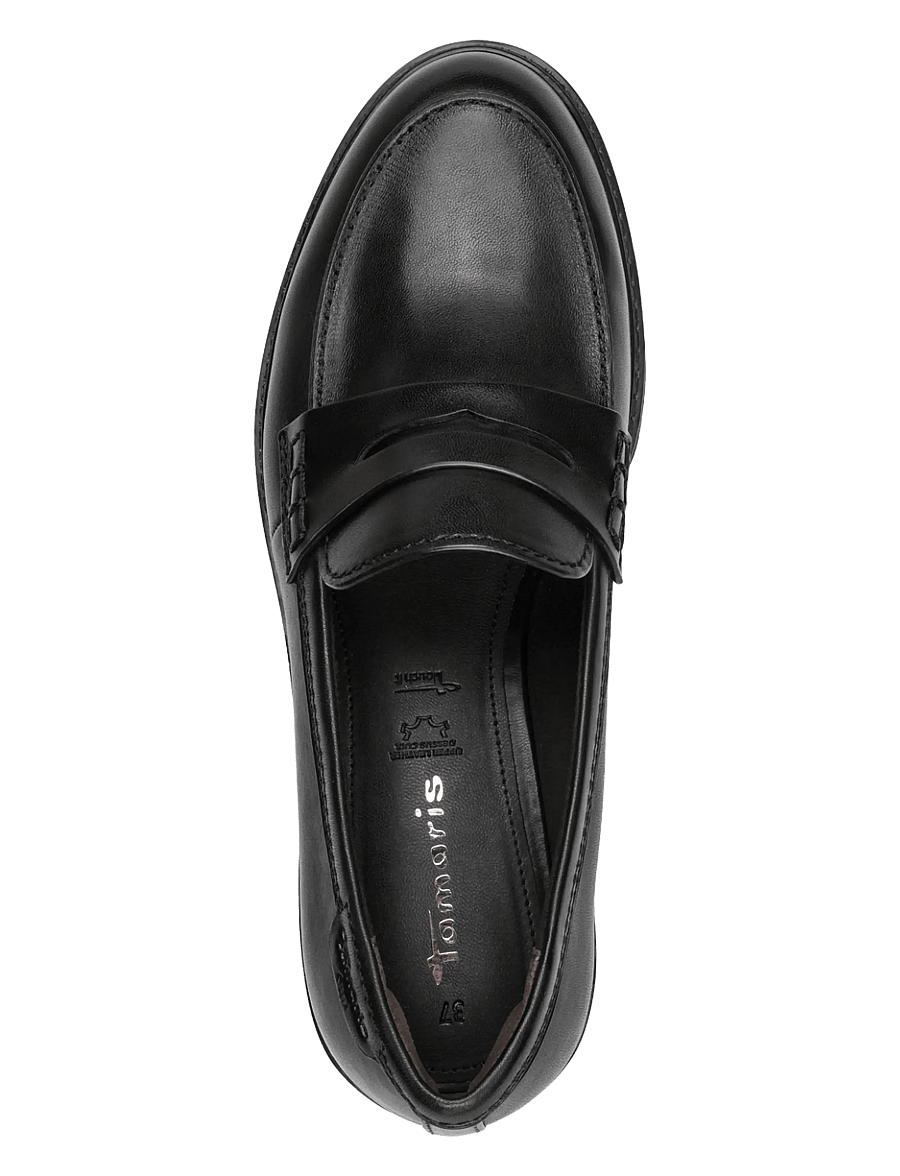 Tamaris - Women Slip-on - moetrendid - black leather - 4