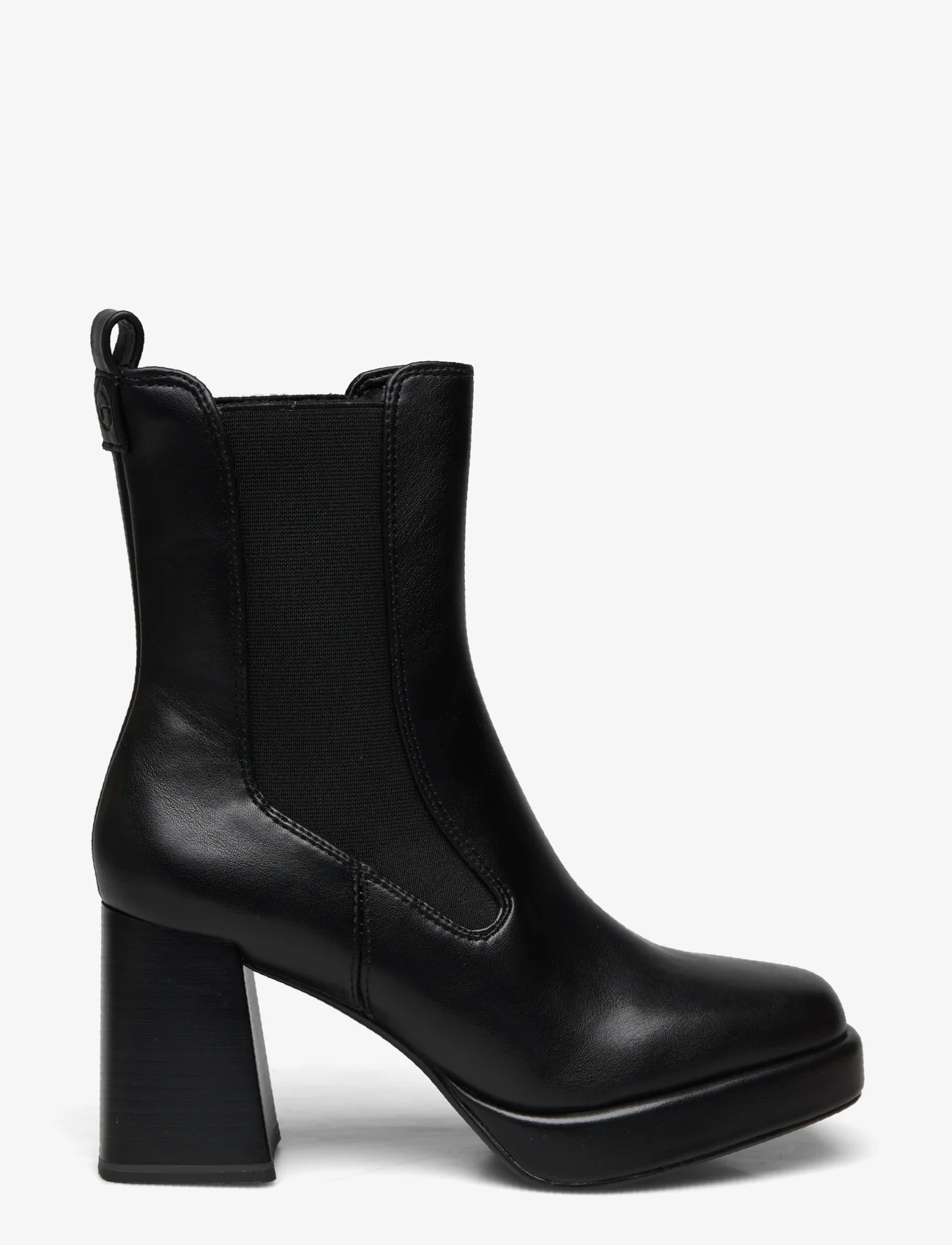 Tamaris - Women Boots - augsts papēdis - black matt - 1