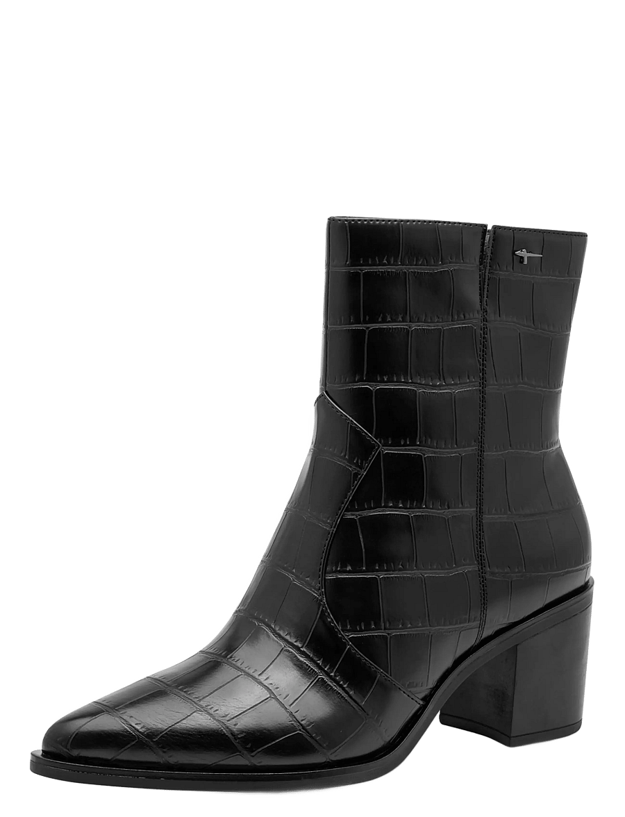 Tamaris - Women Boots - black croco - 0