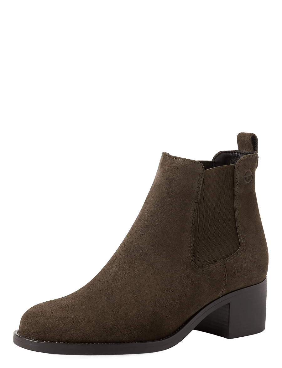Tamaris - Women Boots - stiefeletten mit absatz - olive suede - 0