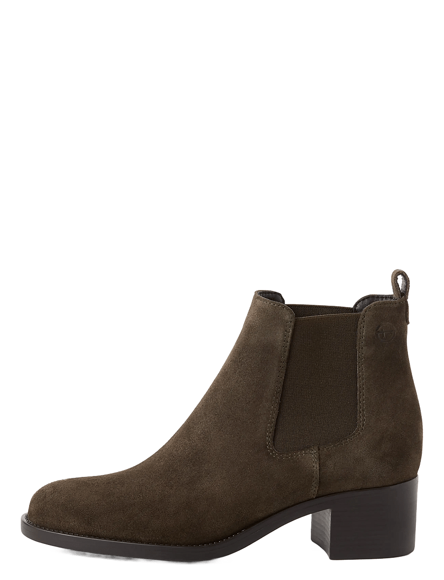 Tamaris - Women Boots - stiefeletten mit absatz - olive suede - 1