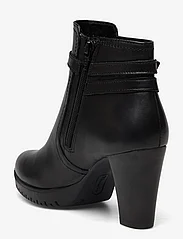 Tamaris - Women Boots - augsts papēdis - black leather - 2