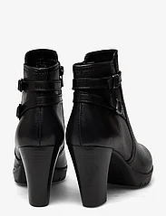 Tamaris - Women Boots - ankelboots med hæl - black leather - 5
