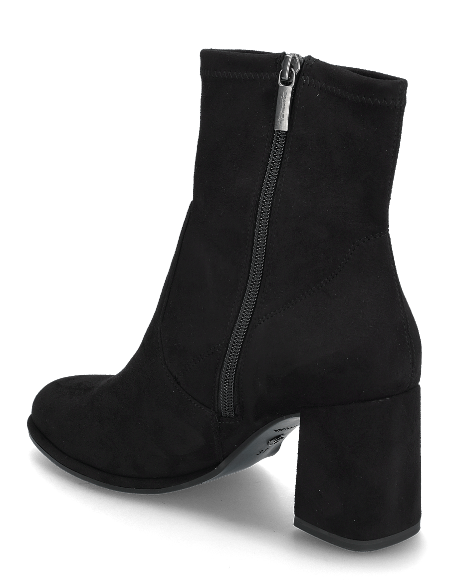Tamaris - Women Boots - enkellaarsjes met hak - black suede - 2