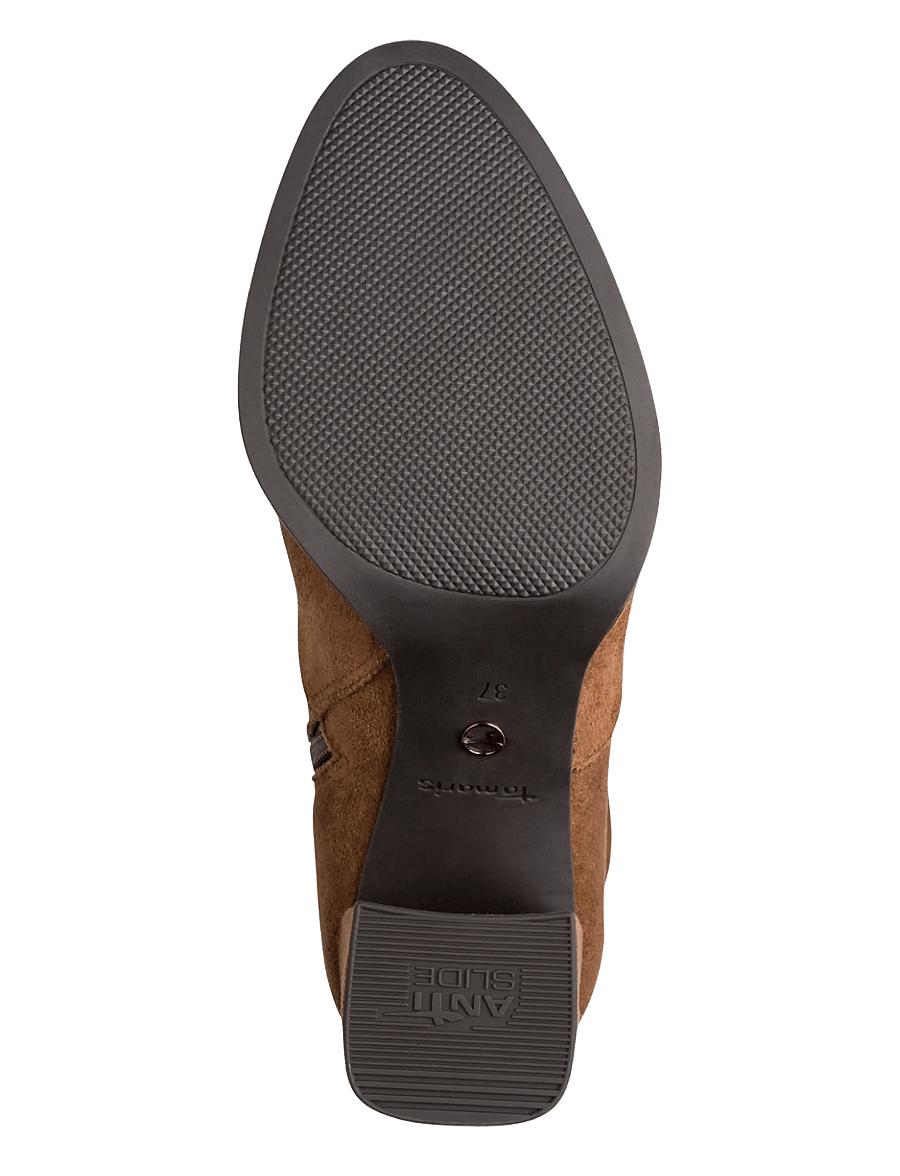 Tamaris - Women Boots - stiefeletten mit absatz - brown suede - 3