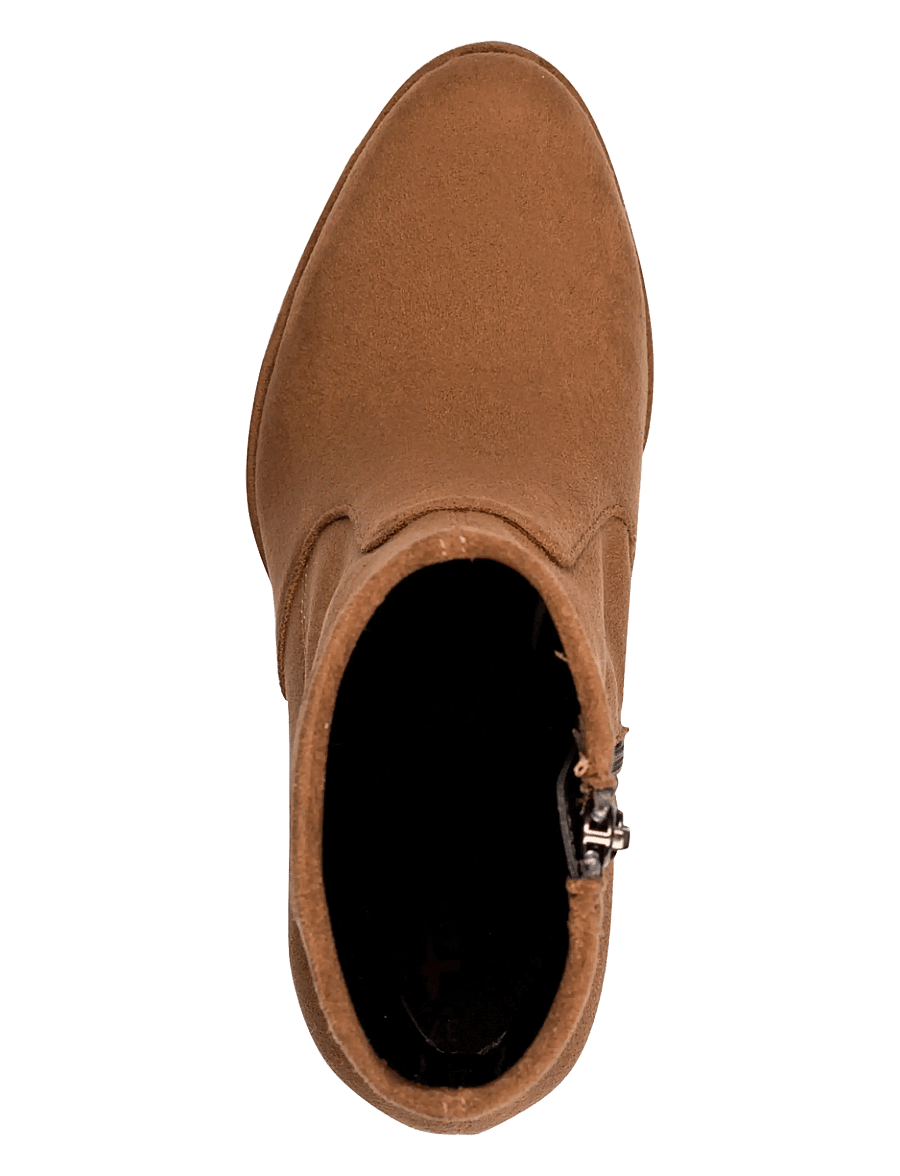 Tamaris - Women Boots - stiefeletten mit absatz - brown suede - 4