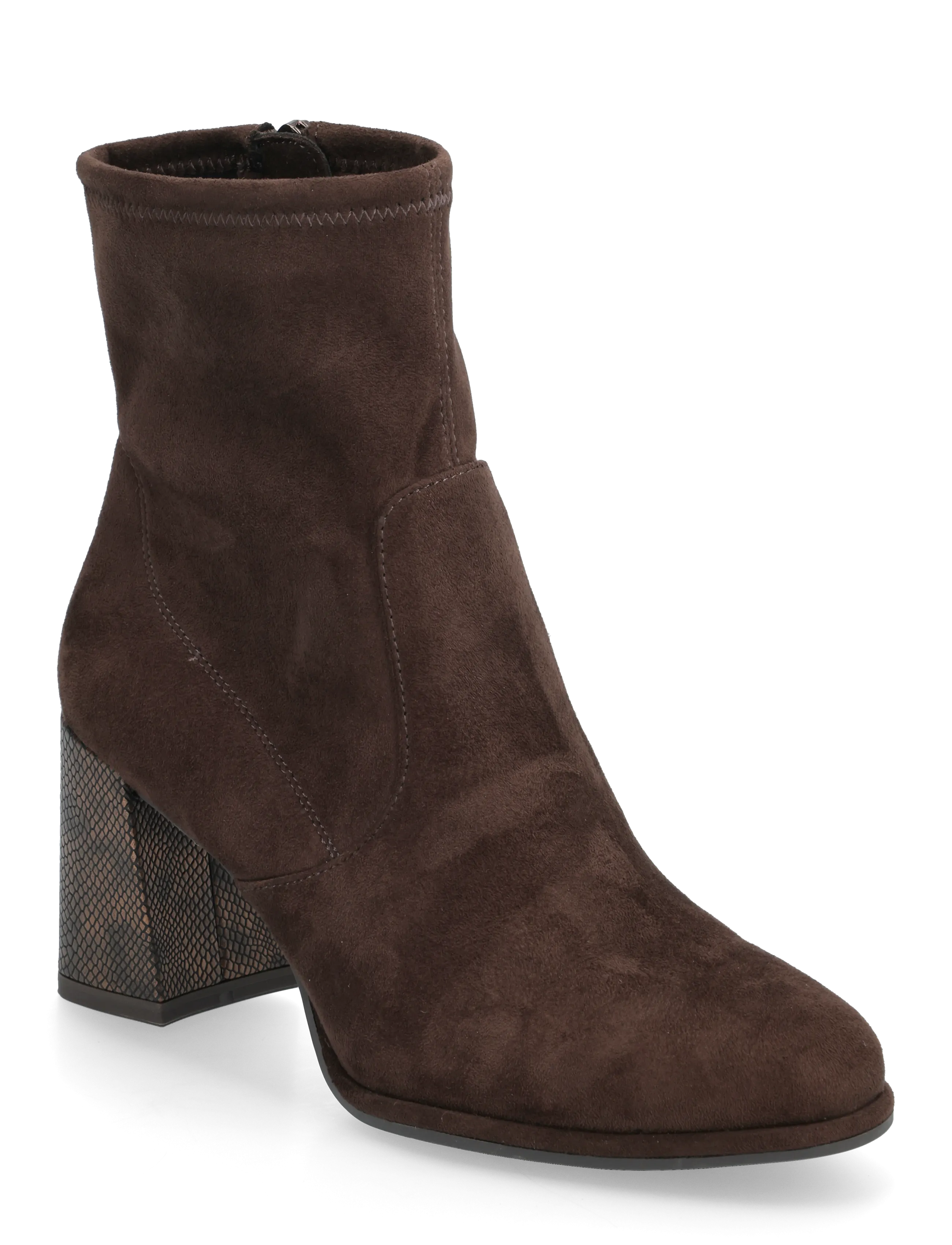 Tamaris Women Boots - Stiefeletten mit Absatz - MOCCA COMB / brown