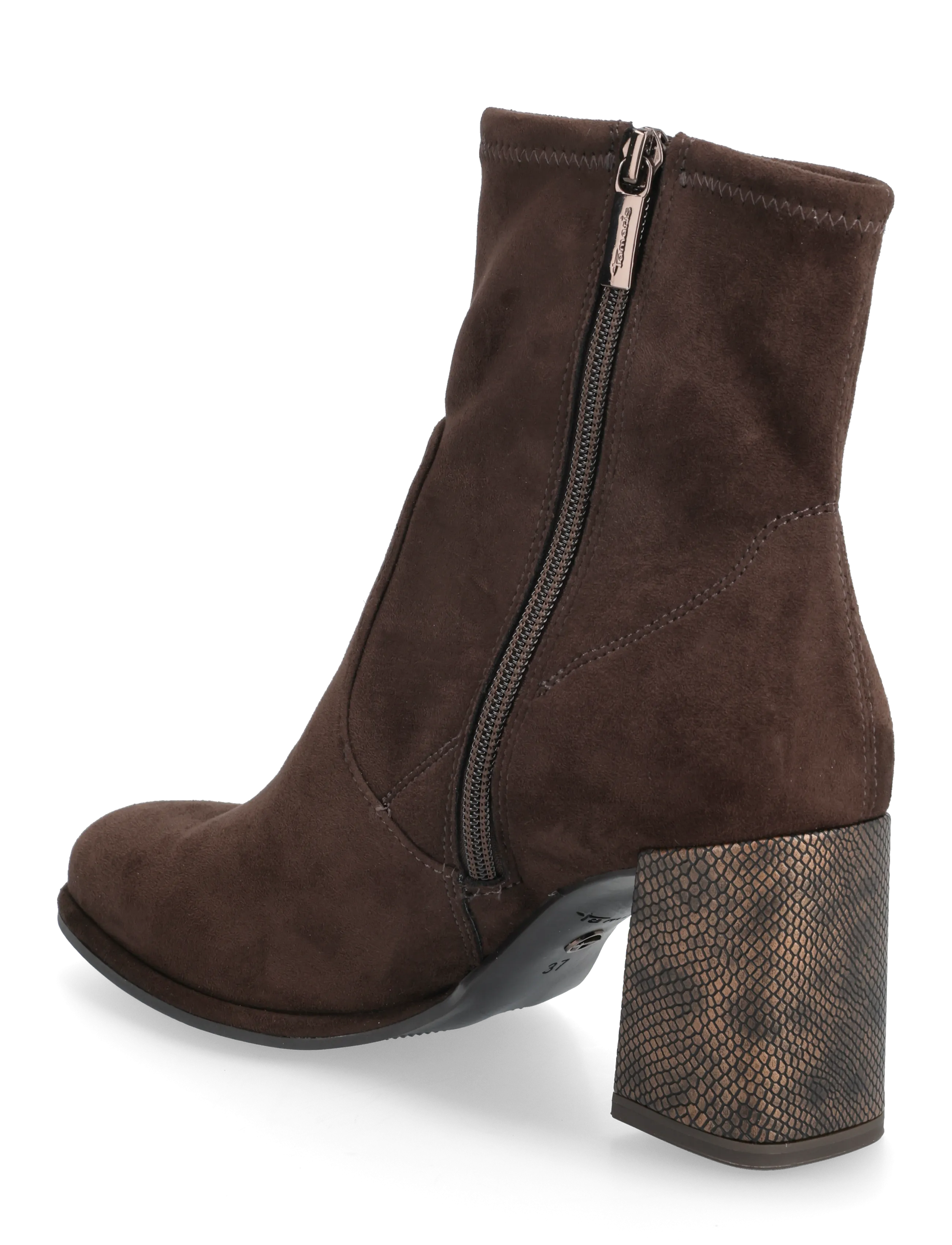 Tamaris - Women Boots - stiefeletten mit absatz - mocca comb - 2