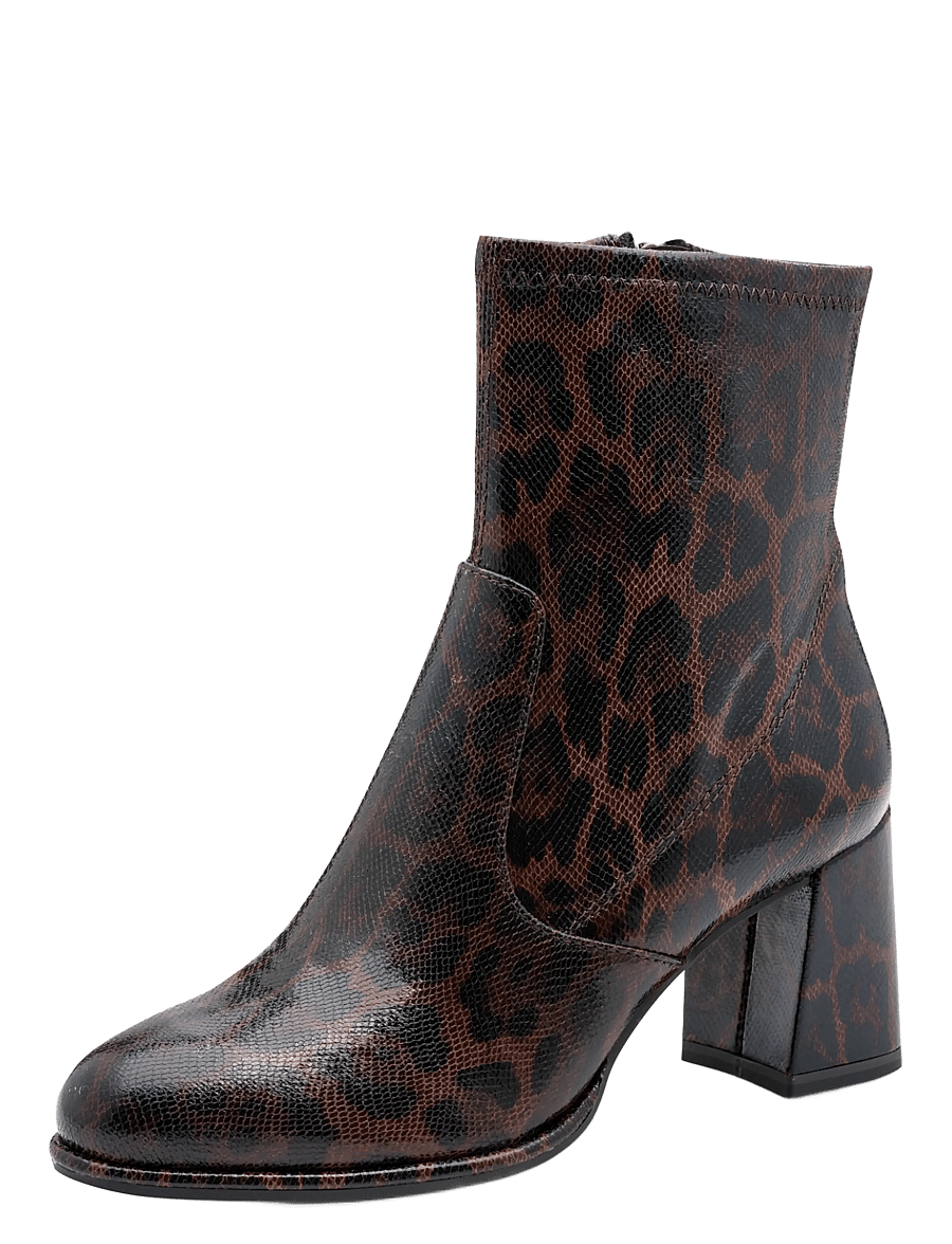 Tamaris - Women Boots - stiefeletten mit absatz - mocca leopard - 0