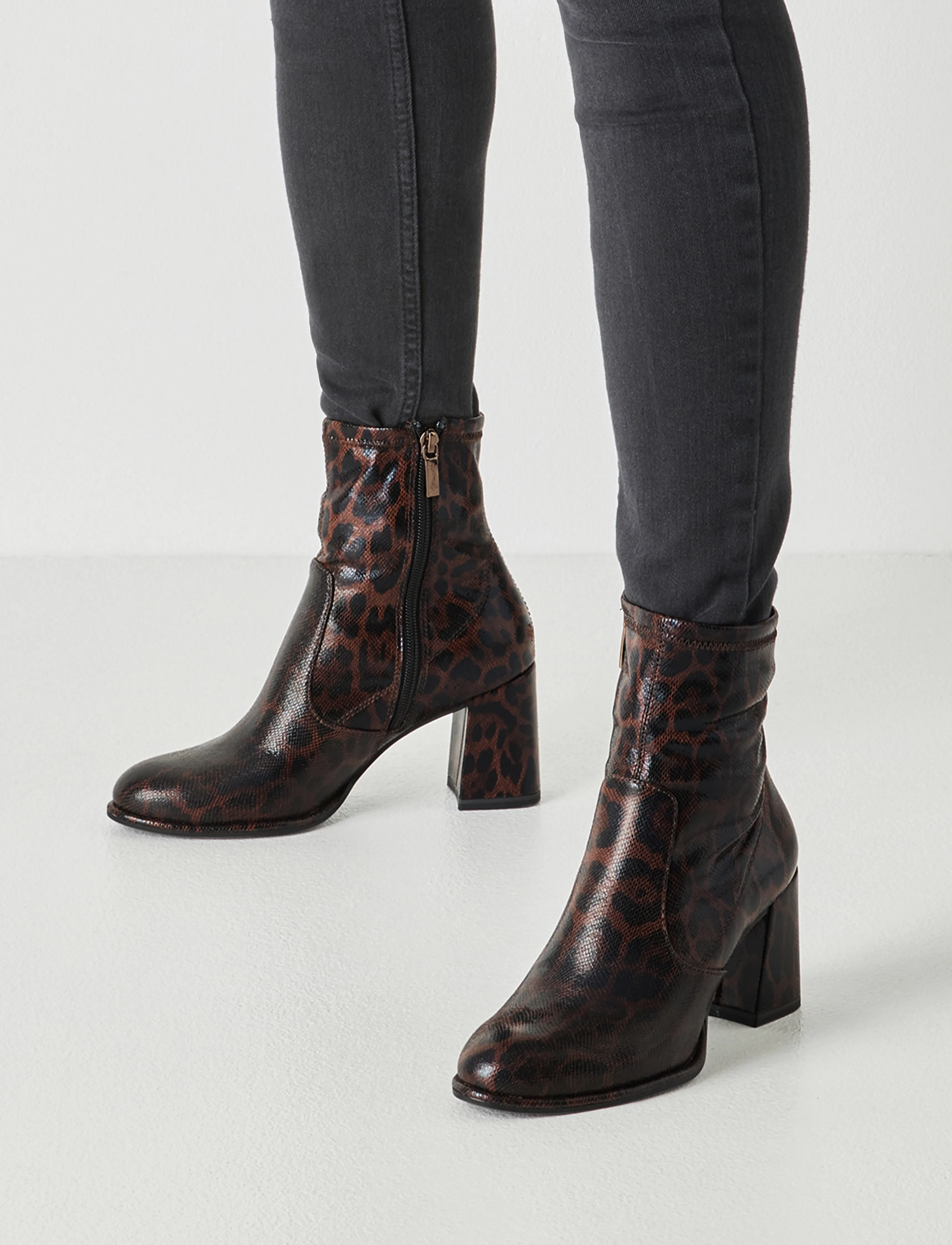 Tamaris - Women Boots - stiefeletten mit absatz - mocca leopard - 5