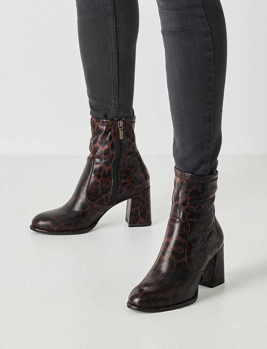 Tamaris - Women Boots - stiefeletten mit absatz - mocca leopard - 5