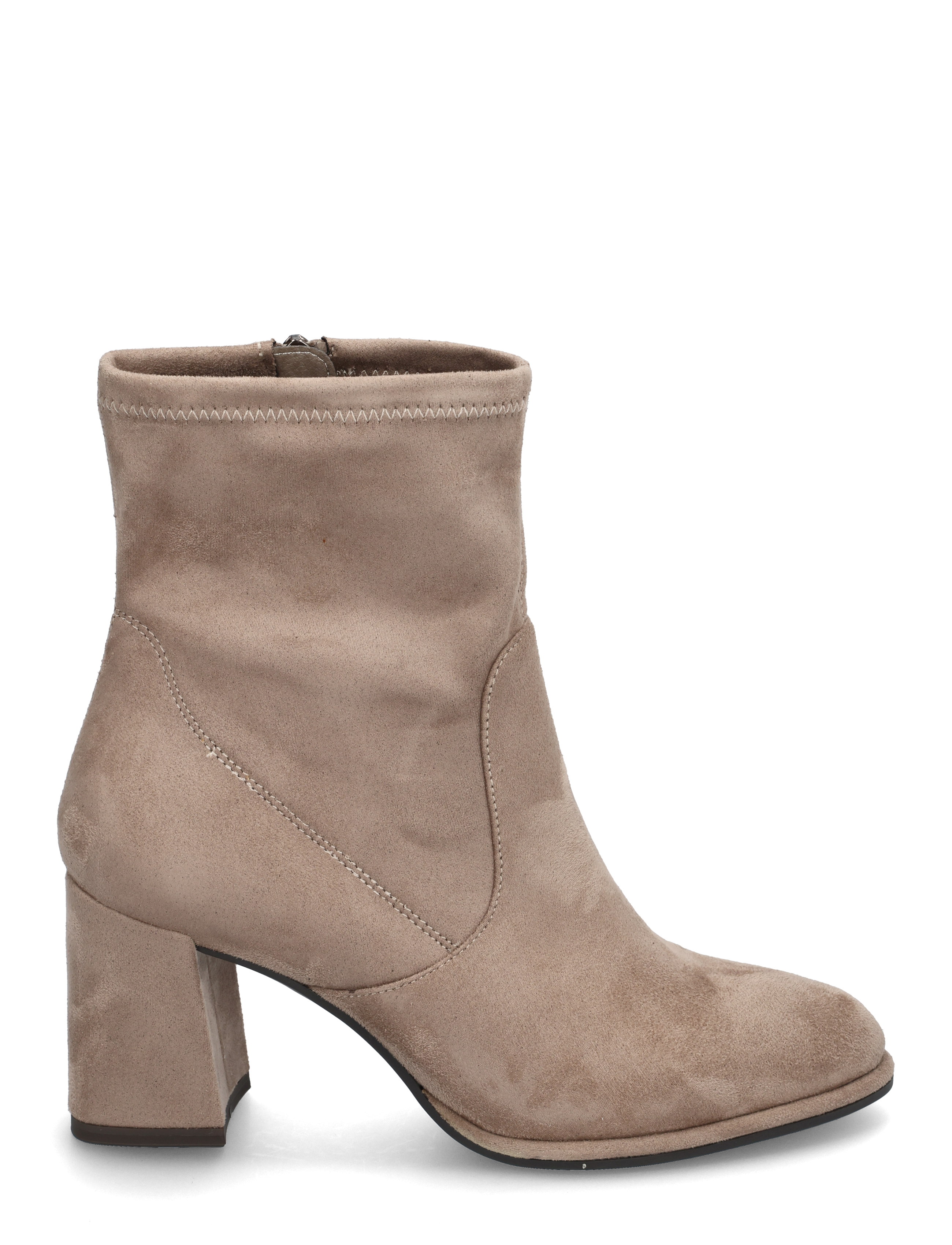 Tamaris - Women Boots - Öklastígvél með hæl - taupe suede - 1
