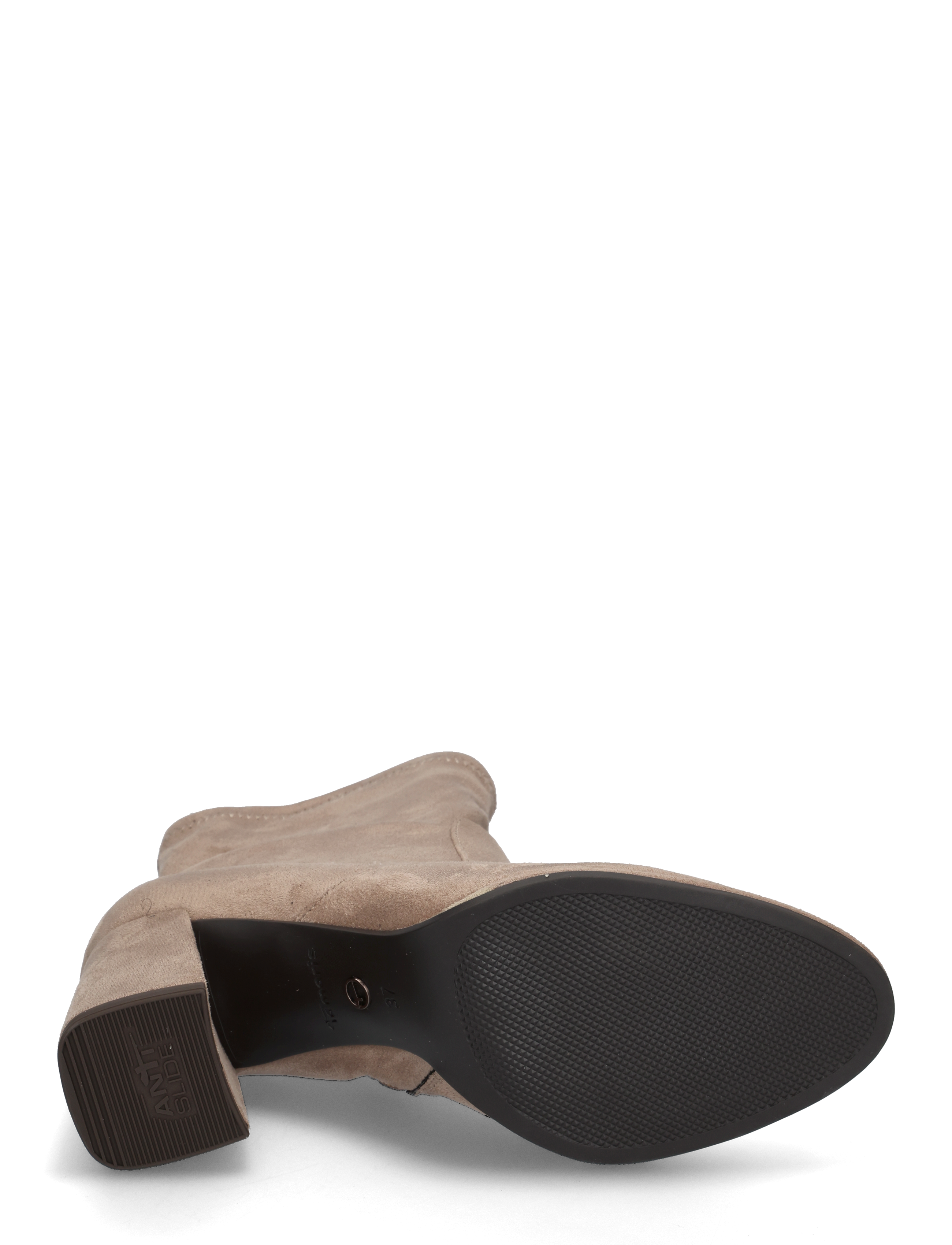 Tamaris - Women Boots - Öklastígvél með hæl - taupe suede - 4