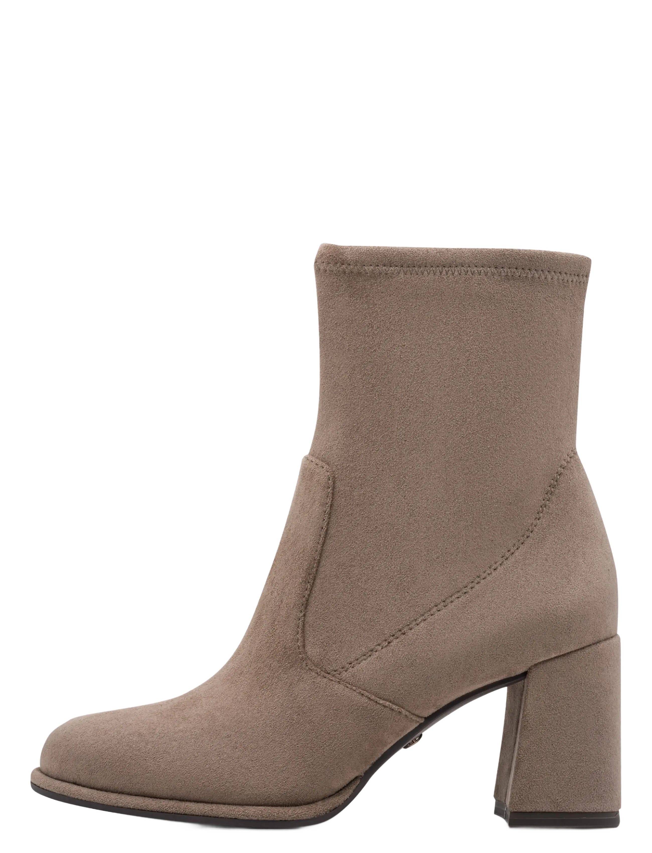 Tamaris - Women Boots - stiefeletten mit absatz - taupe suede - 1