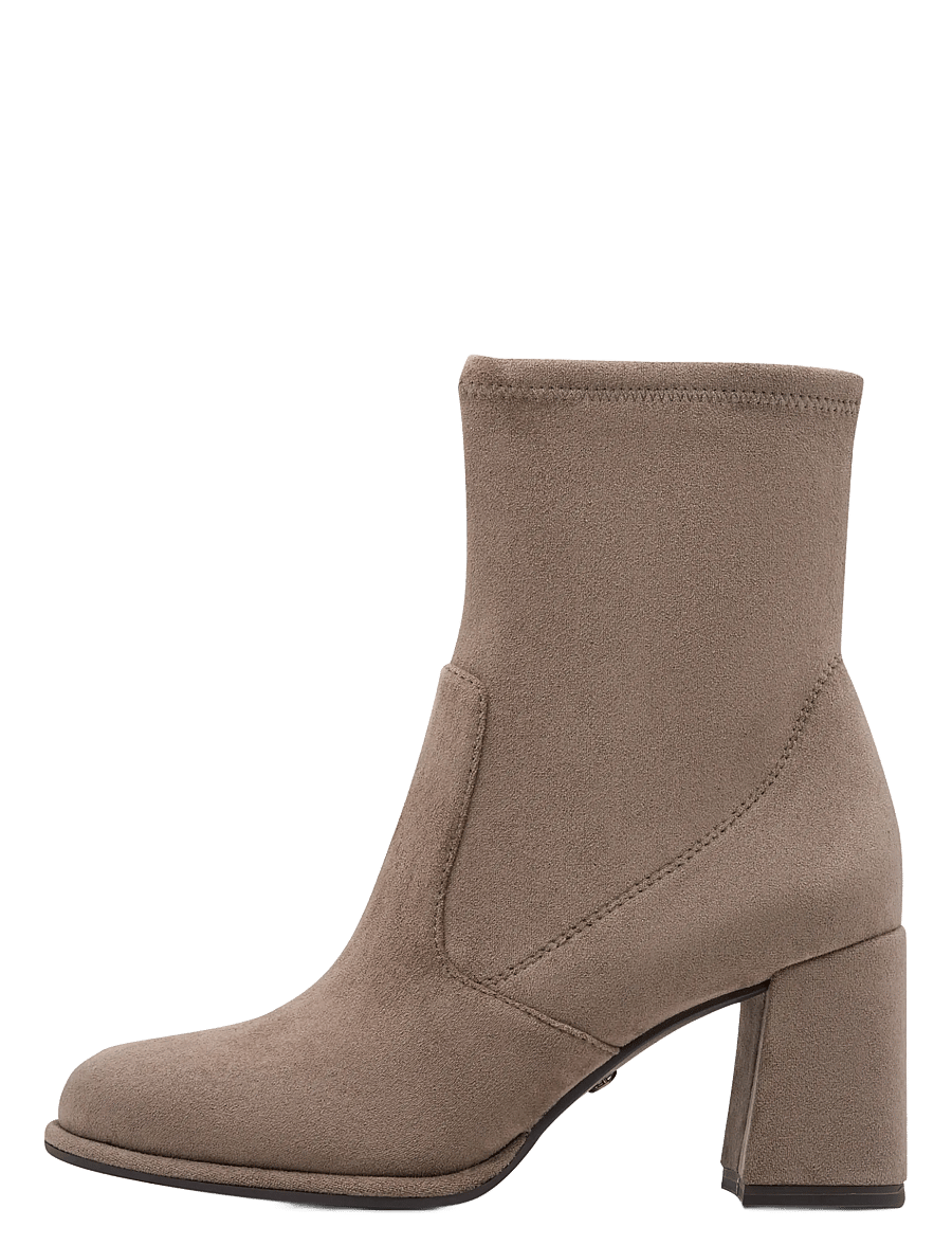 Tamaris - Women Boots - bottines à talons - taupe suede - 1
