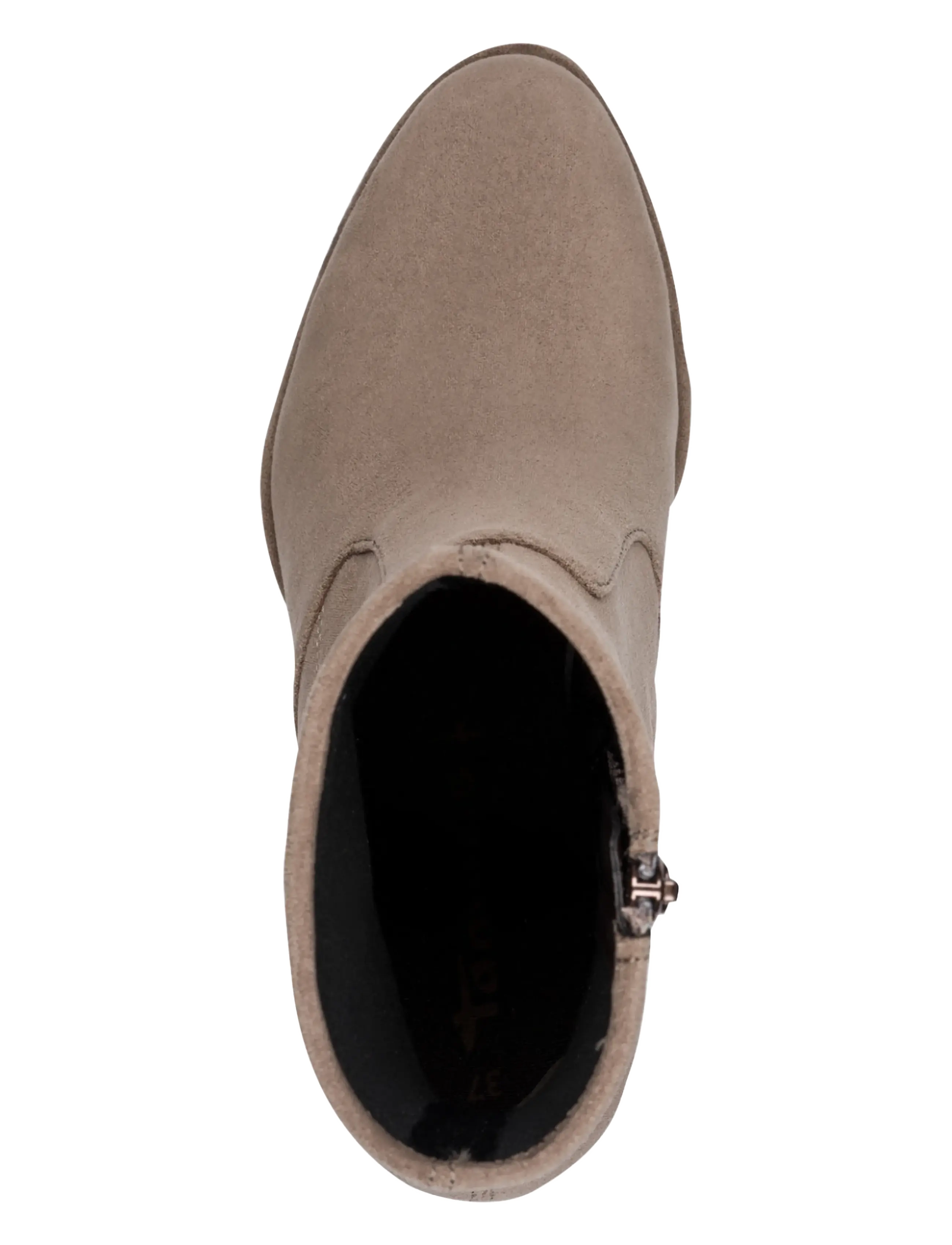 Tamaris - Women Boots - stiefeletten mit absatz - taupe suede - 4