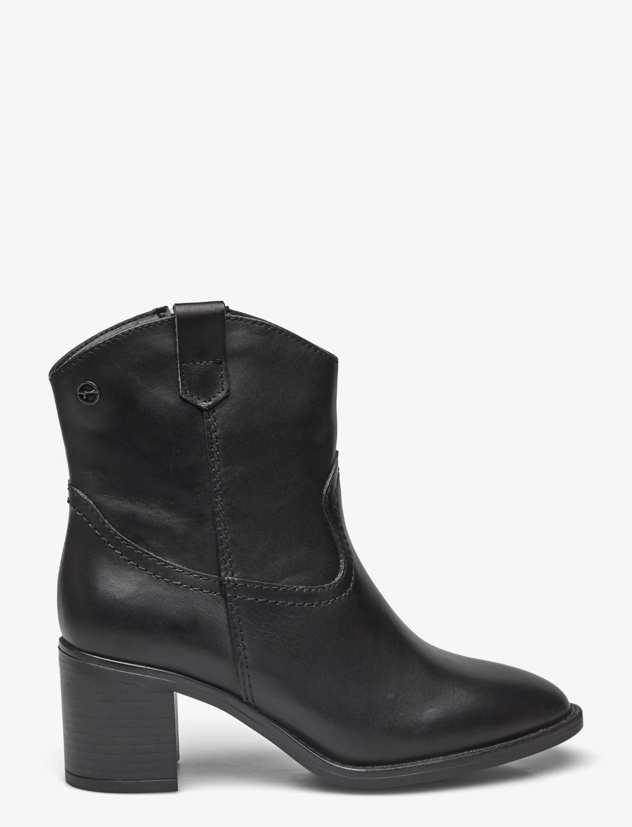 Tamaris - Women Boots - high heel - black leather - 1