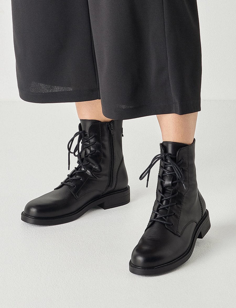 Tamaris - Women Boots - kängor - black leather - 5