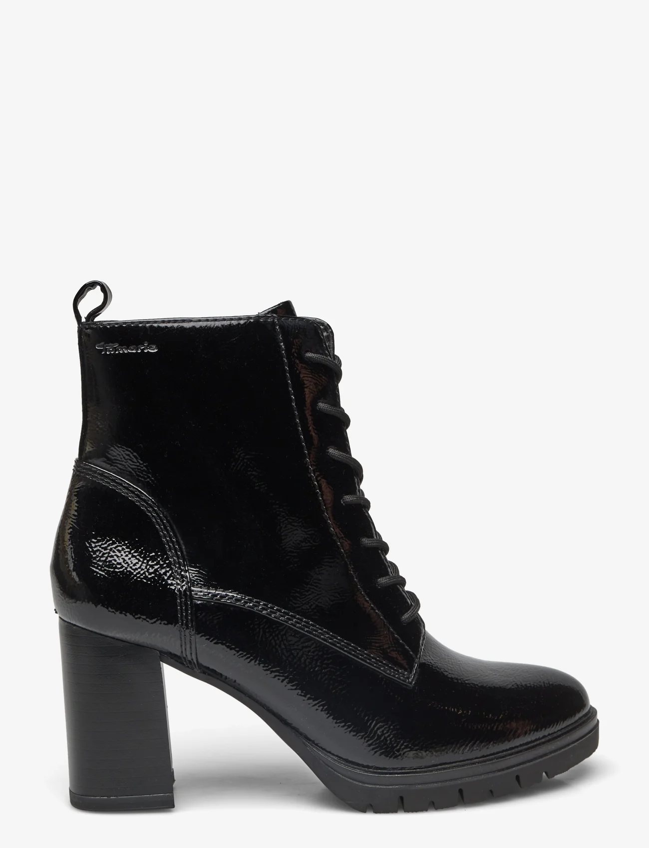 Tamaris - Women Boots - korolliset nilkkurit - black patent - 1