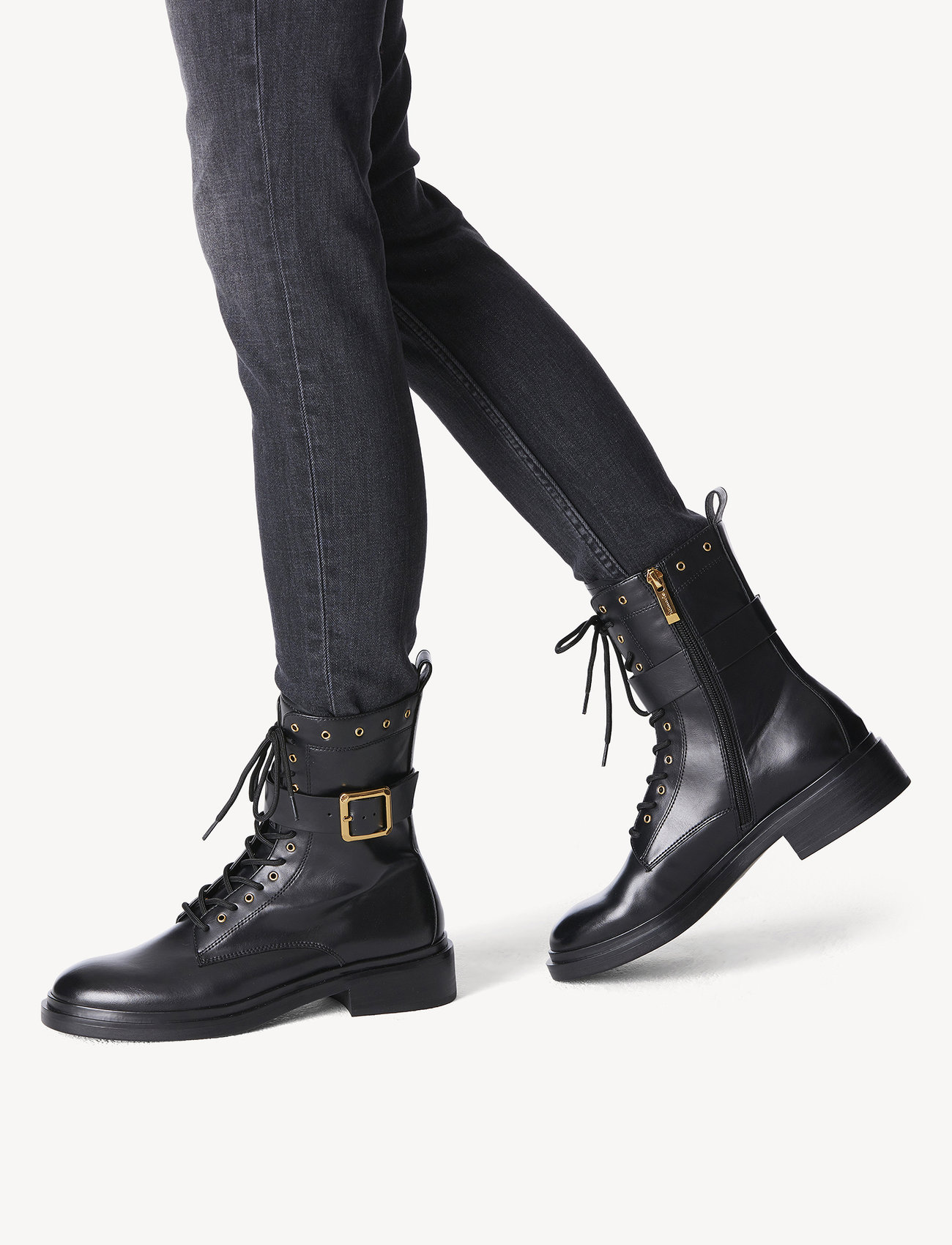 Tamaris - Women Boots - geschnürte stiefel - black - 1