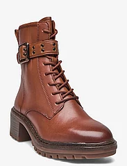 Tamaris - Women Boots - nauhalliset nilkkurit - cognac - 0