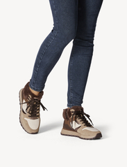 Tamaris - Women Boots - low top sneakers - chocolate comb - 5