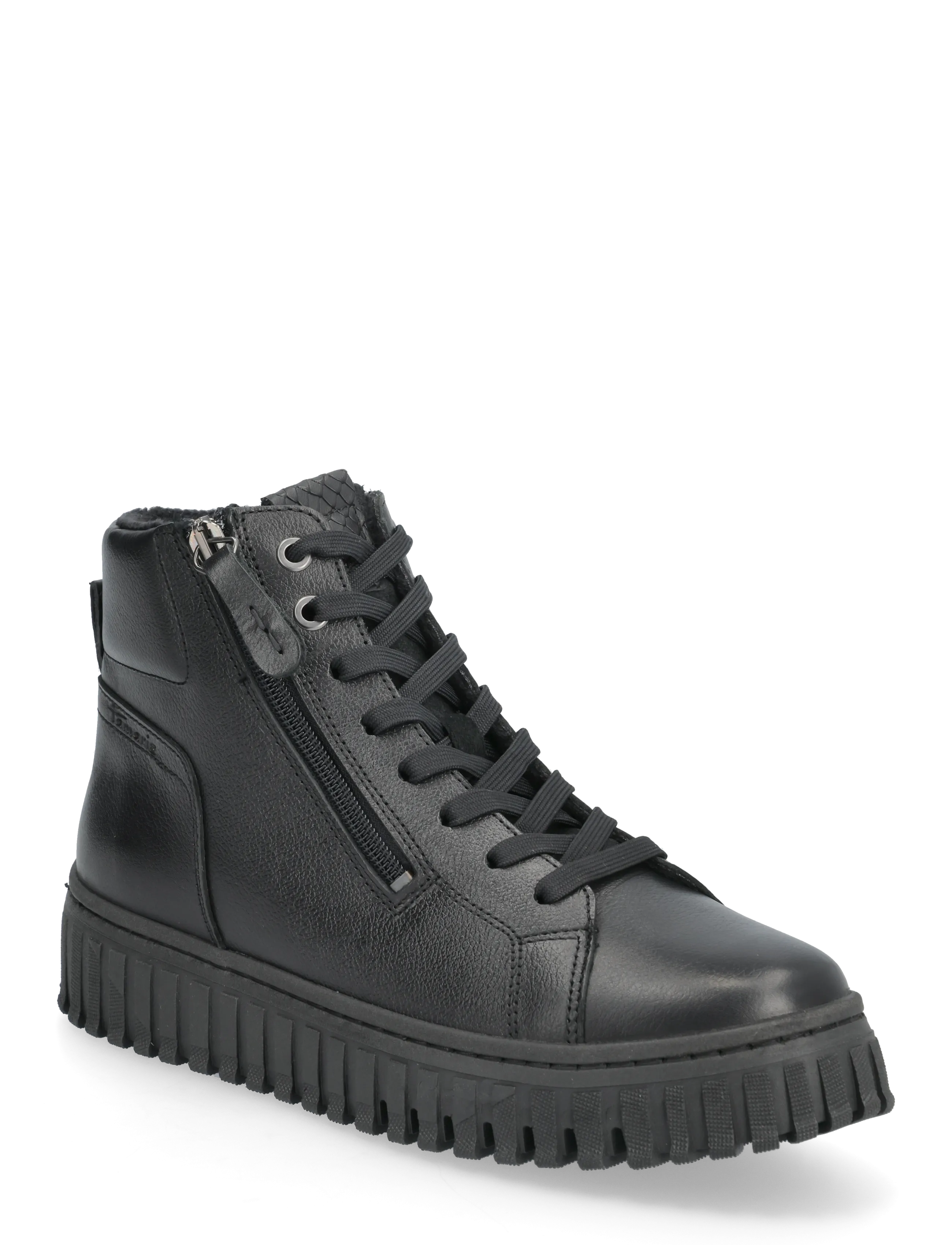 Tamaris Women Boots - Høje sneakers - BLACK LEATHER / black