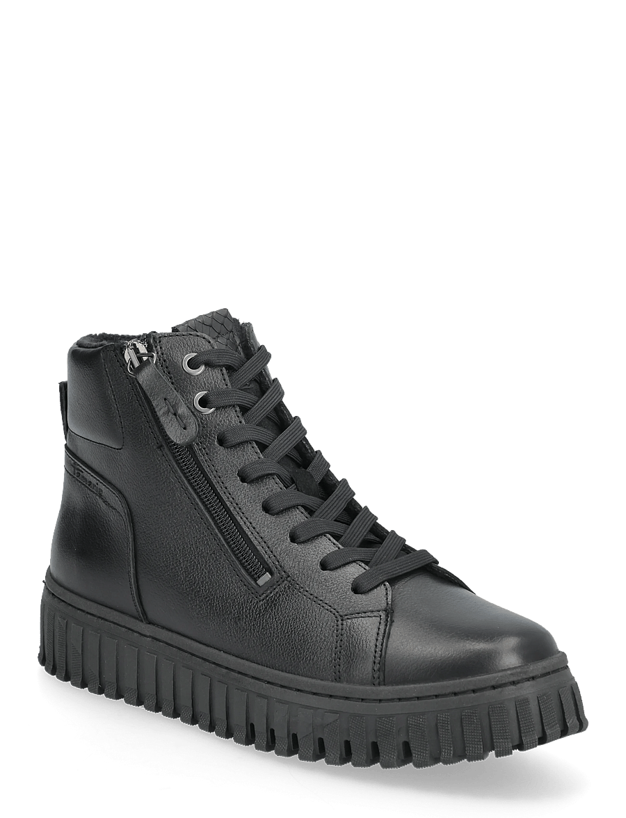 Tamaris - Women Boots - paeltega saapad - black leather - 0