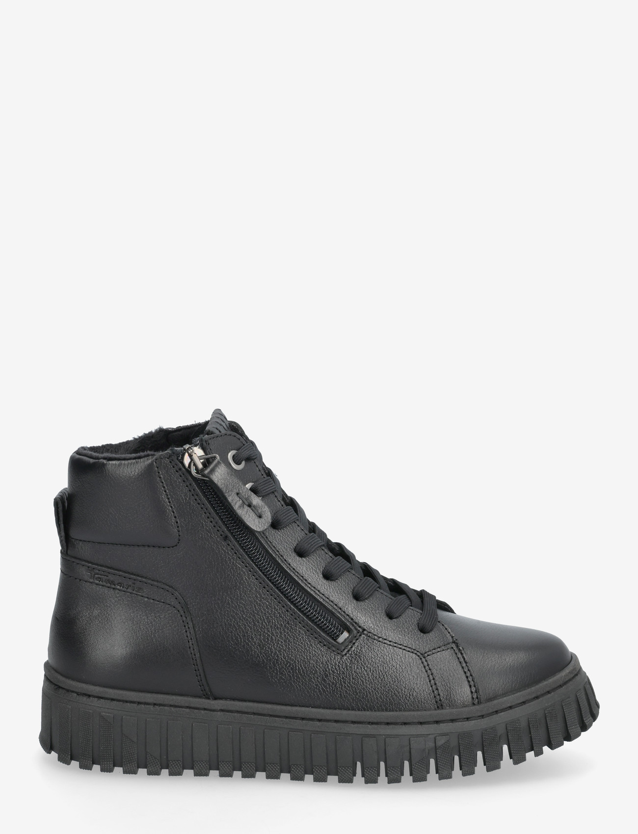 Tamaris - Women Boots - høje sneakers - black leather - 1