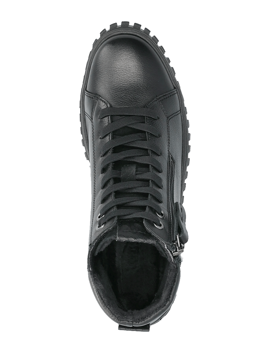 Tamaris - Women Boots - paeltega saapad - black leather - 3