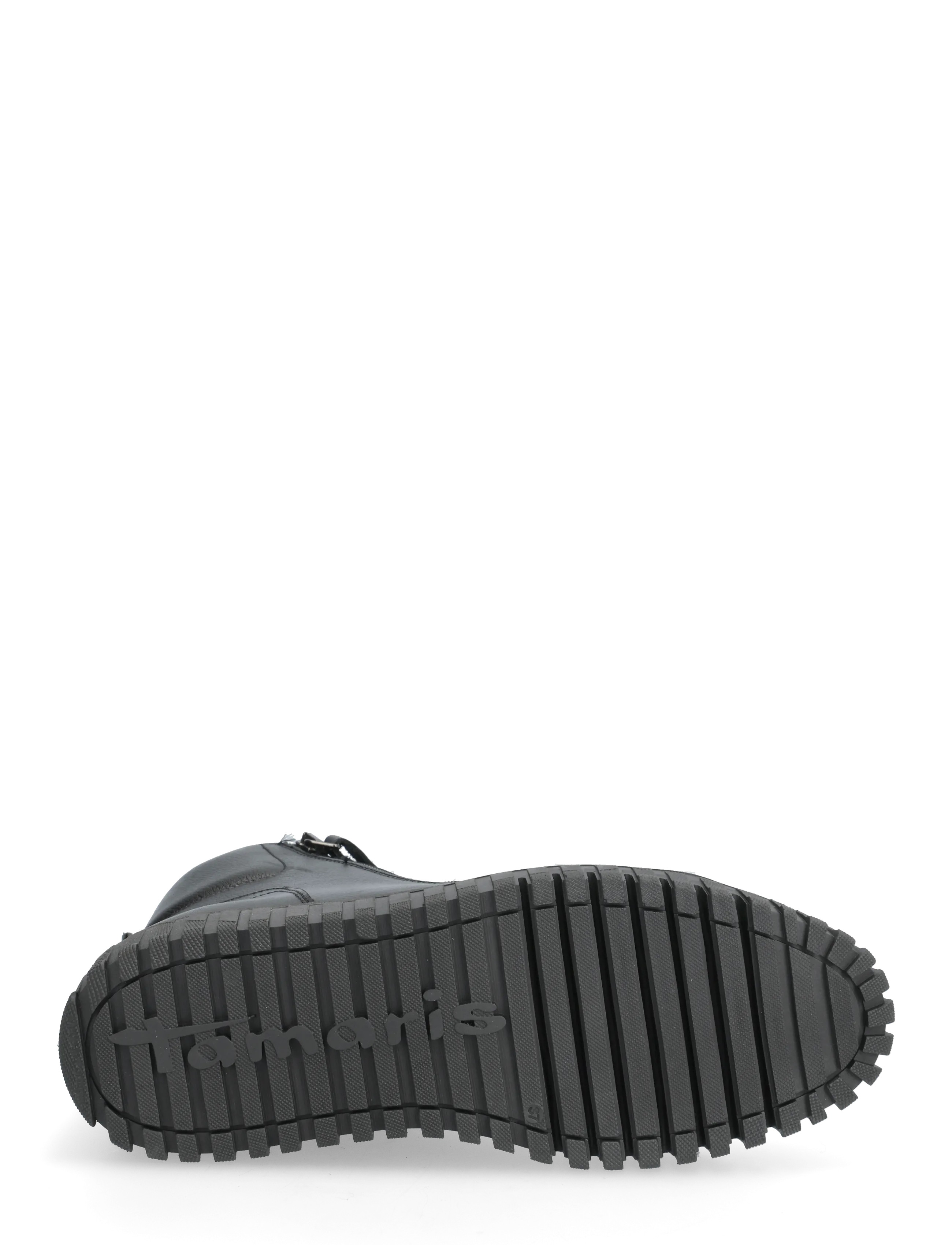 Tamaris - Women Boots - höga sneakers - black leather - 4