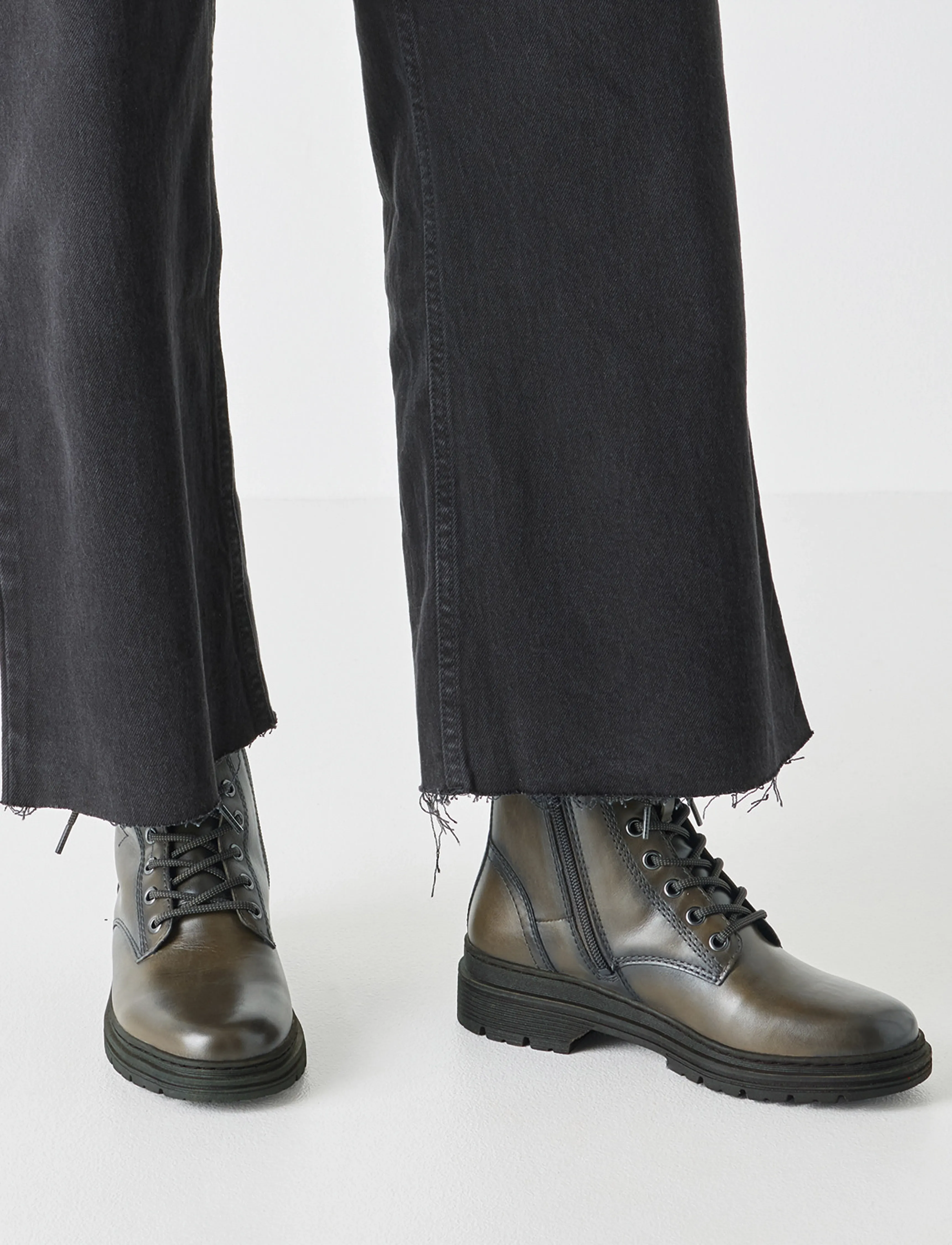 Tamaris - Women Boots - kängor - olive - 5