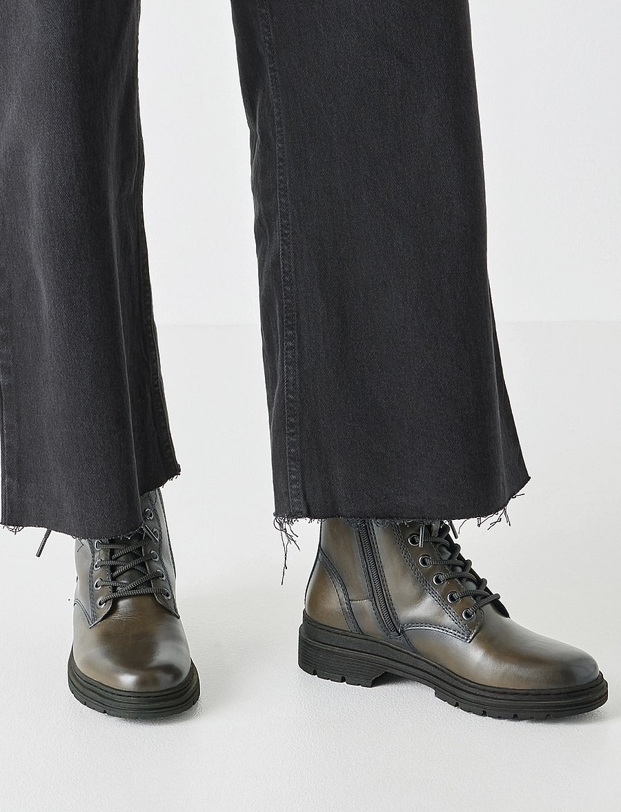 Tamaris - Women Boots - paeltega saapad - olive - 5