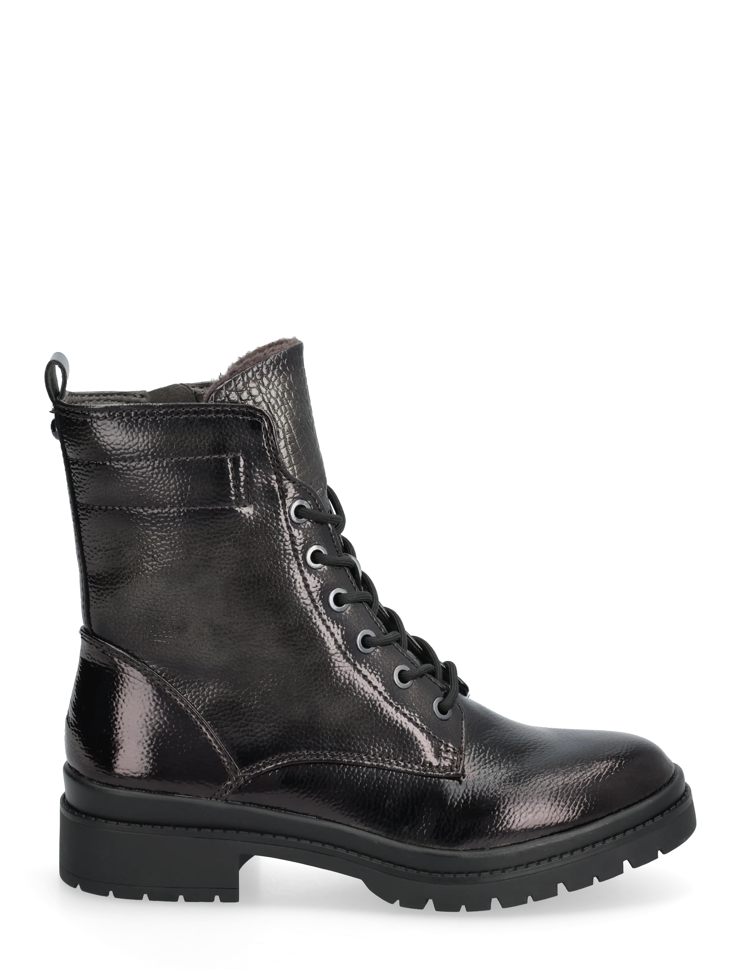 Tamaris - Women Boots - paeltega saapad - anthracite patent - 1