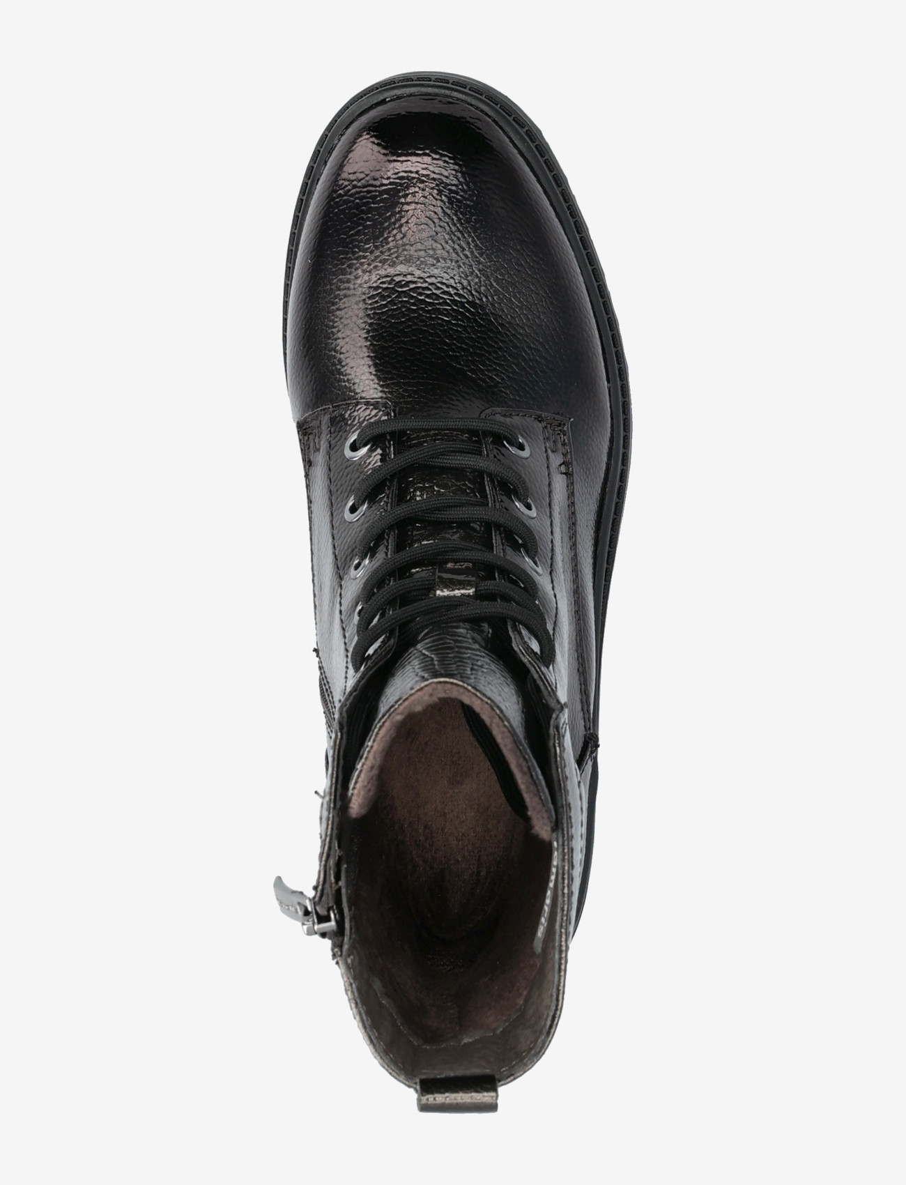 Tamaris - Women Boots - snørestøvler - anthracite patent - 3